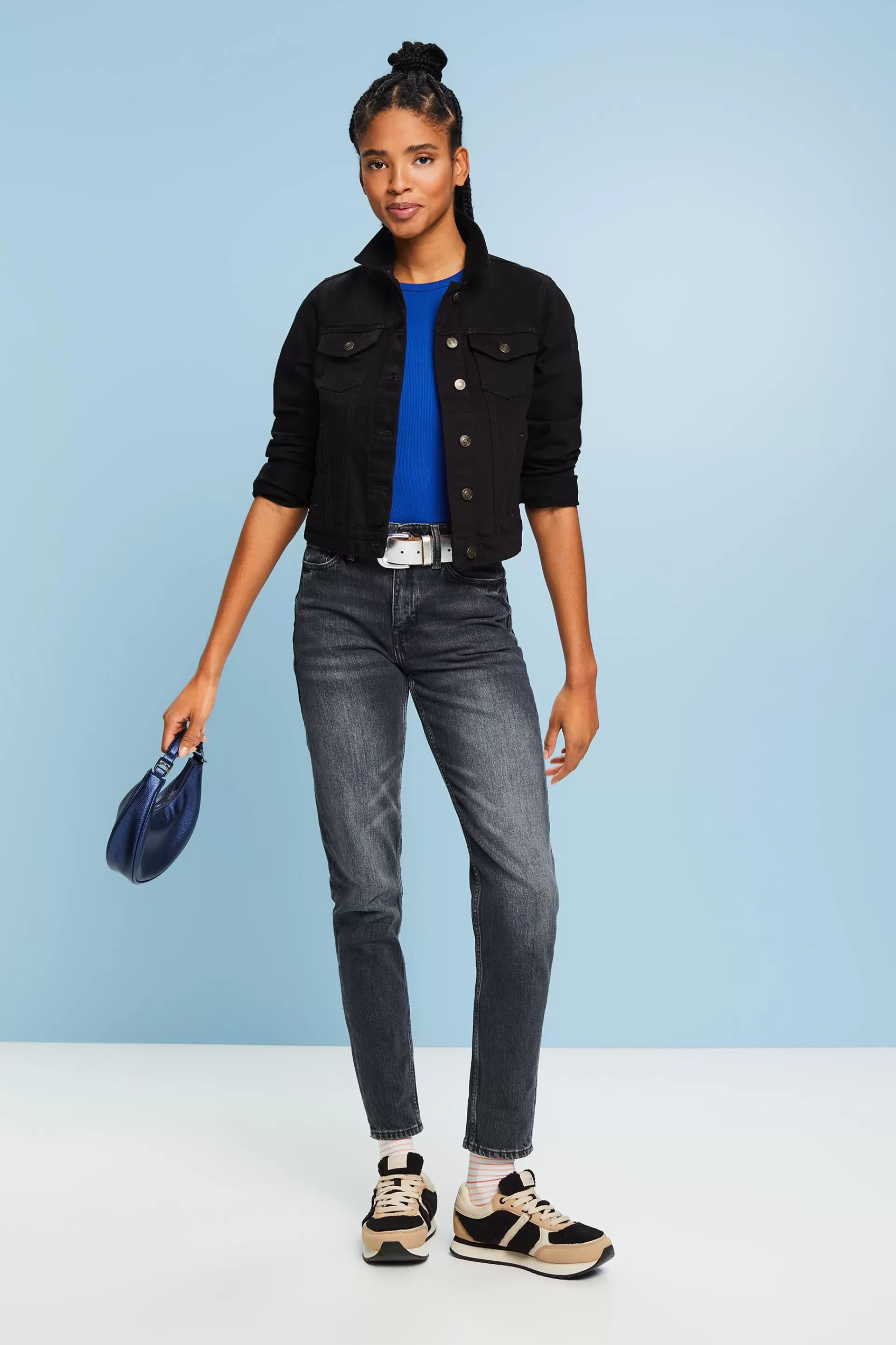 Jeansjacke in schmaler Passform-ESPRIT Best