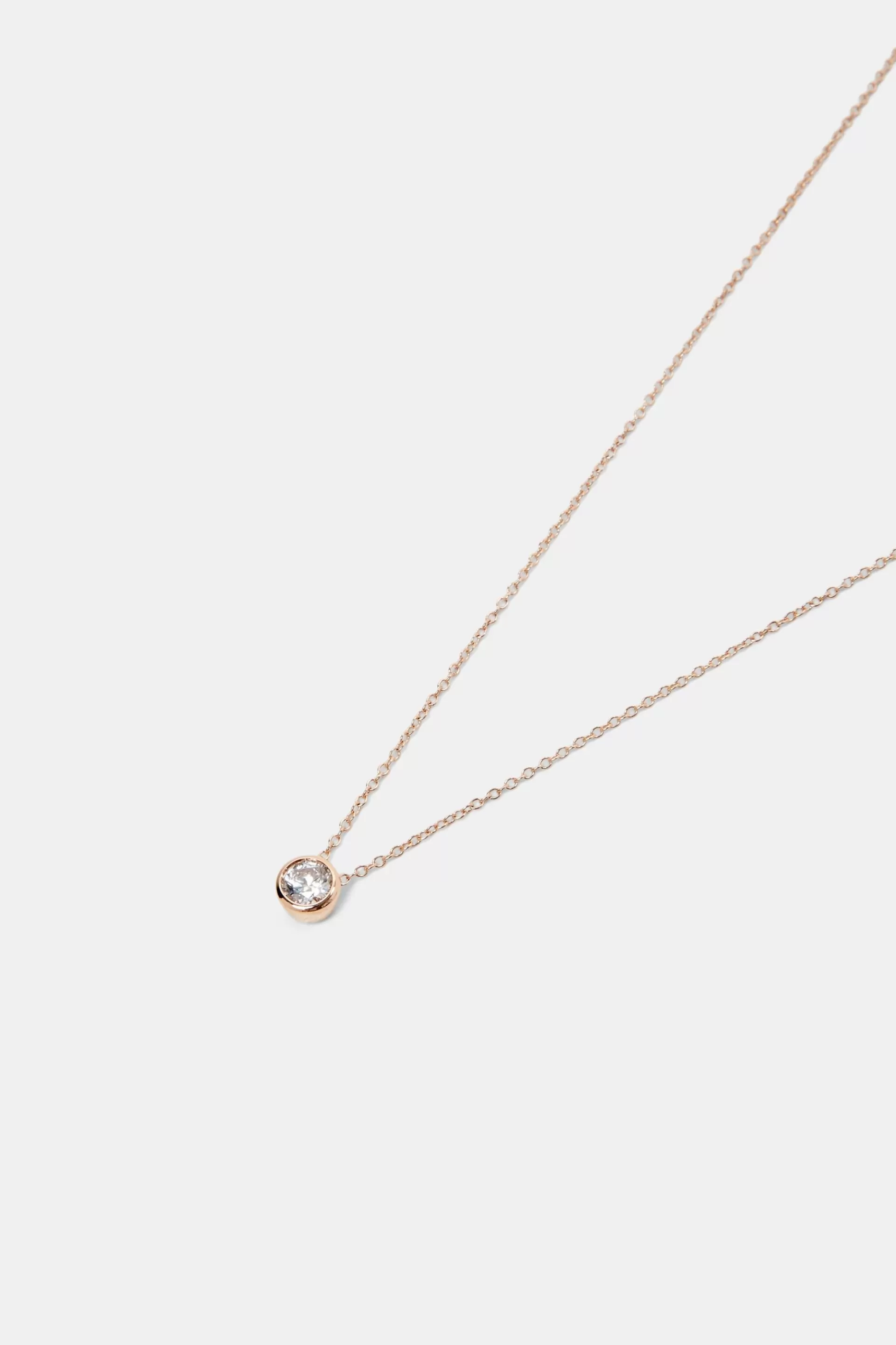 Kette mit Zirkonia, Sterling Silber-ESPRIT Shop
