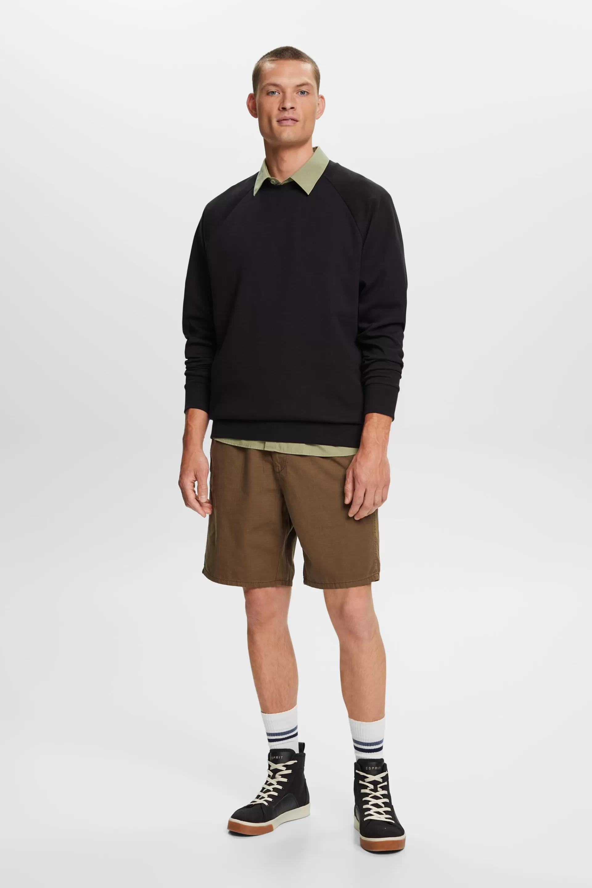 Klassisches Sweatshirt, Baumwollmix-ESPRIT Clearance