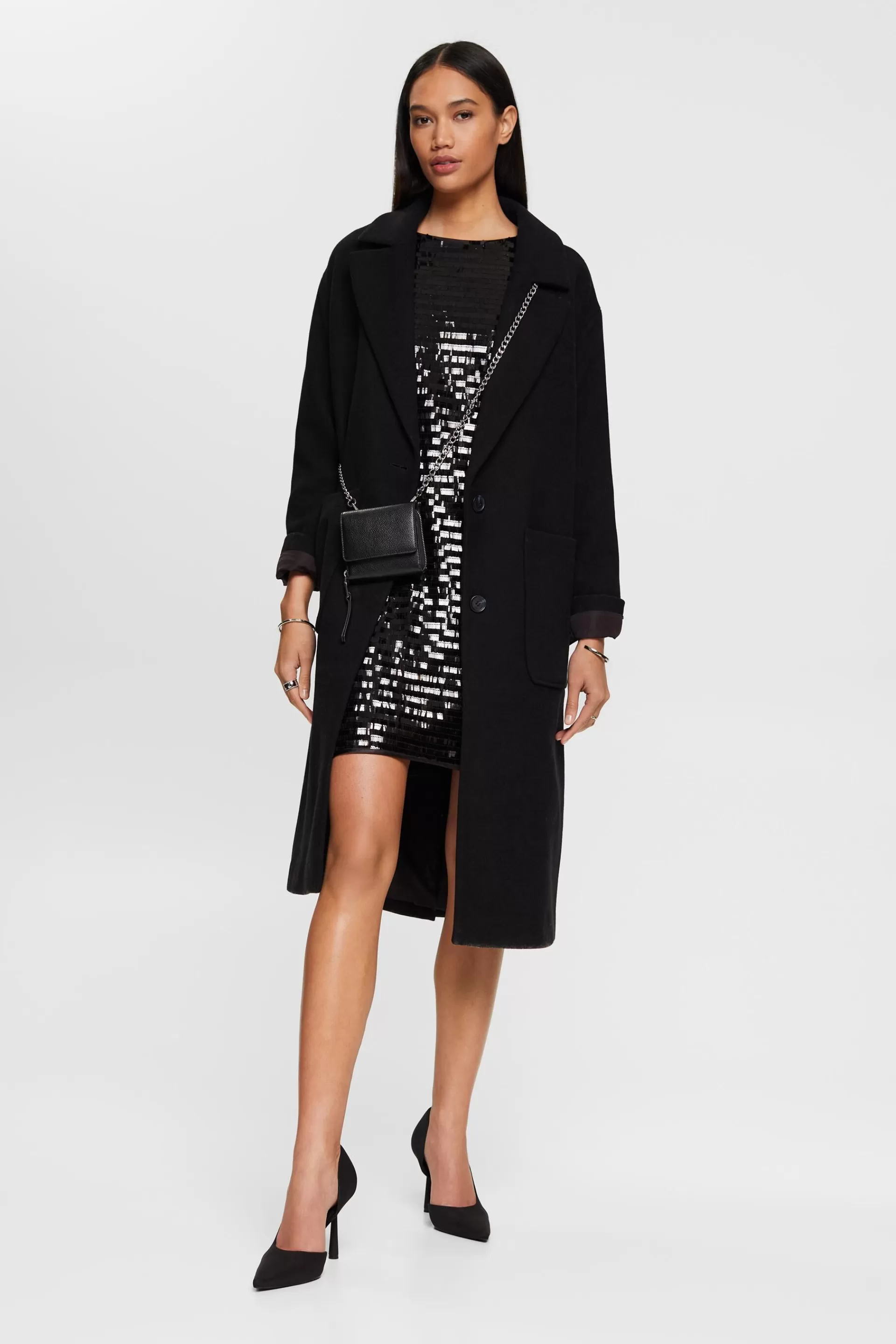 Kleid mit Pailletten-ESPRIT Discount