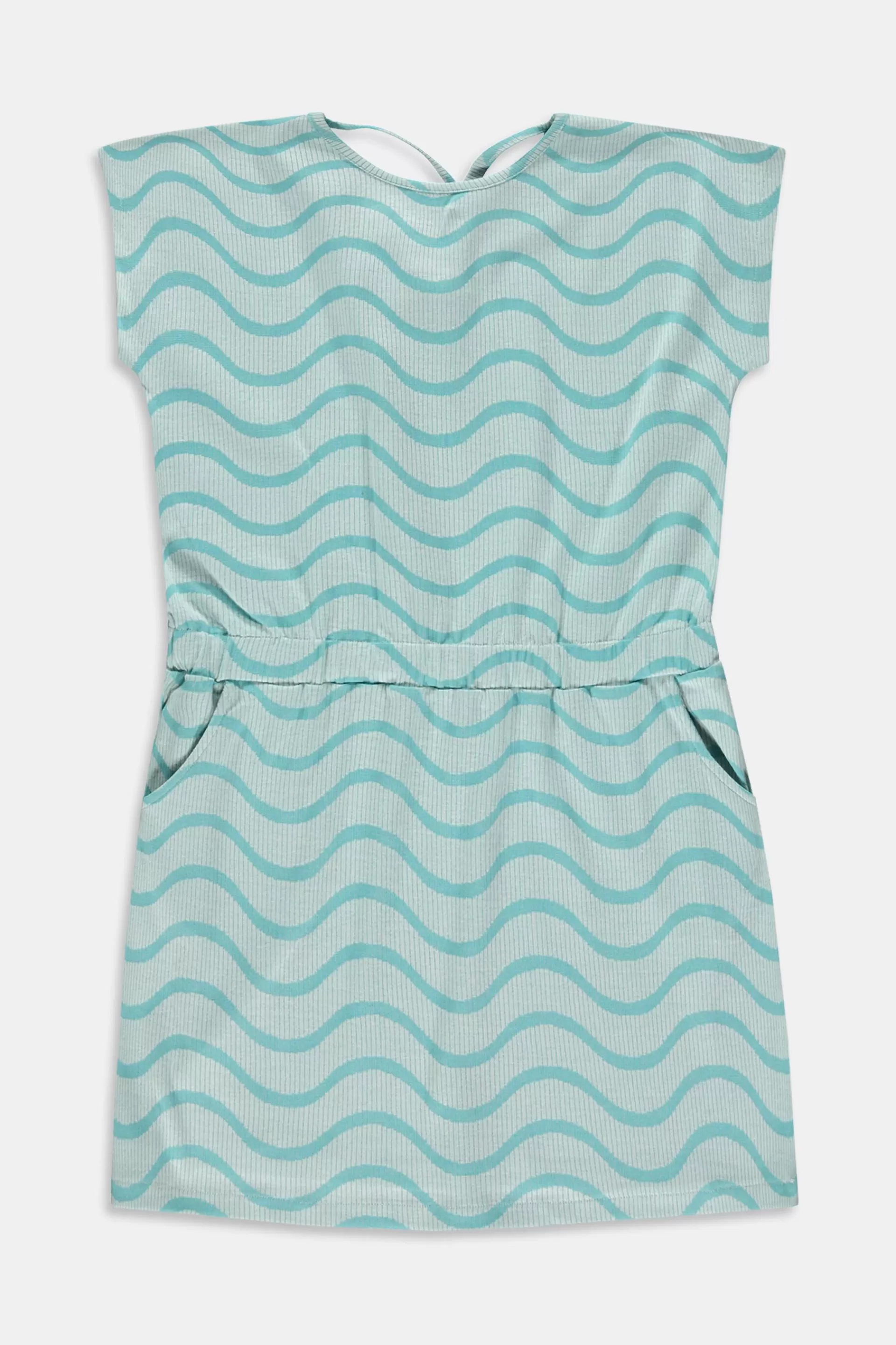 Kleid mit Print und Überkreuzdetail-ESPRIT Cheap