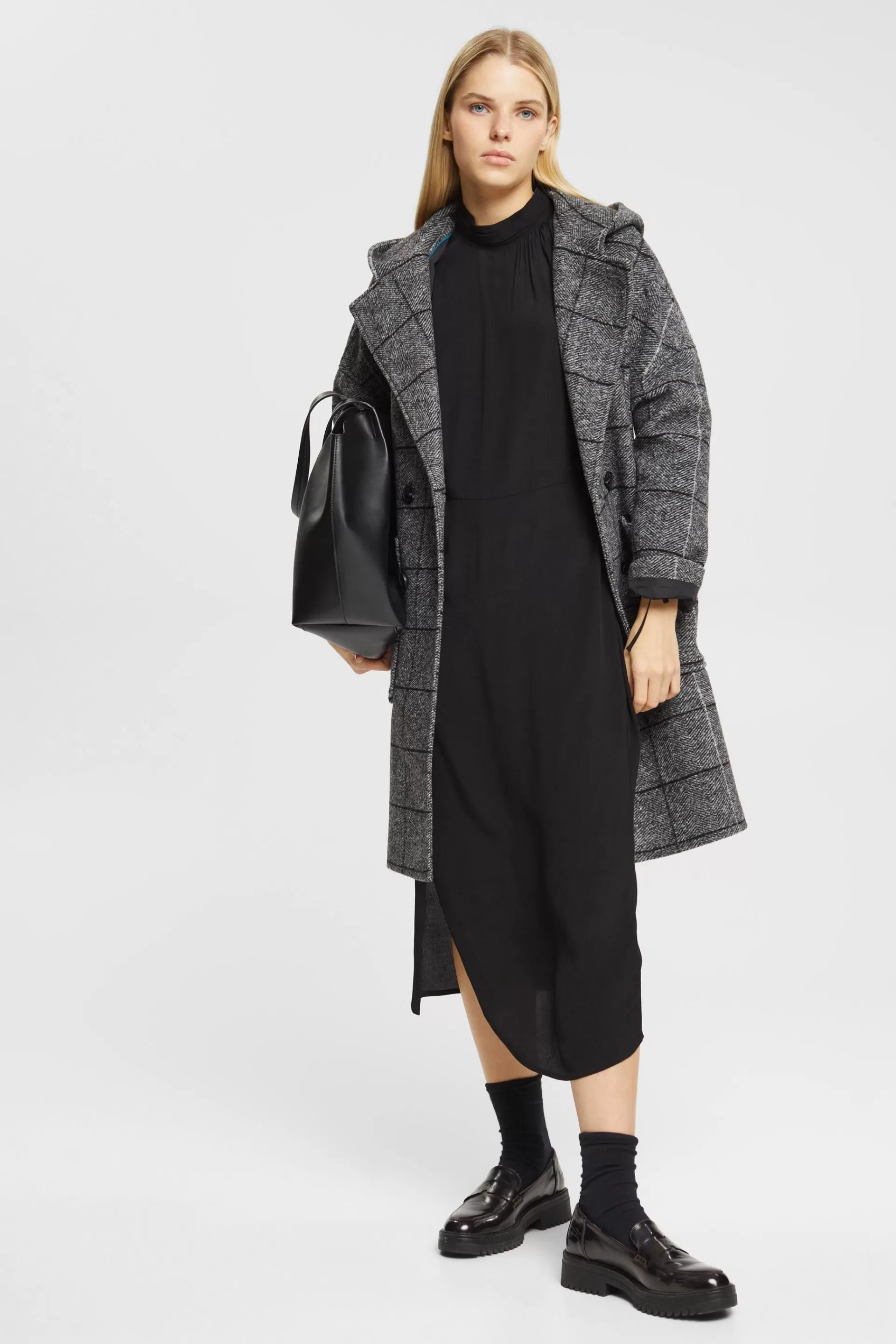 Kleid mit Stehkragen-ESPRIT Hot
