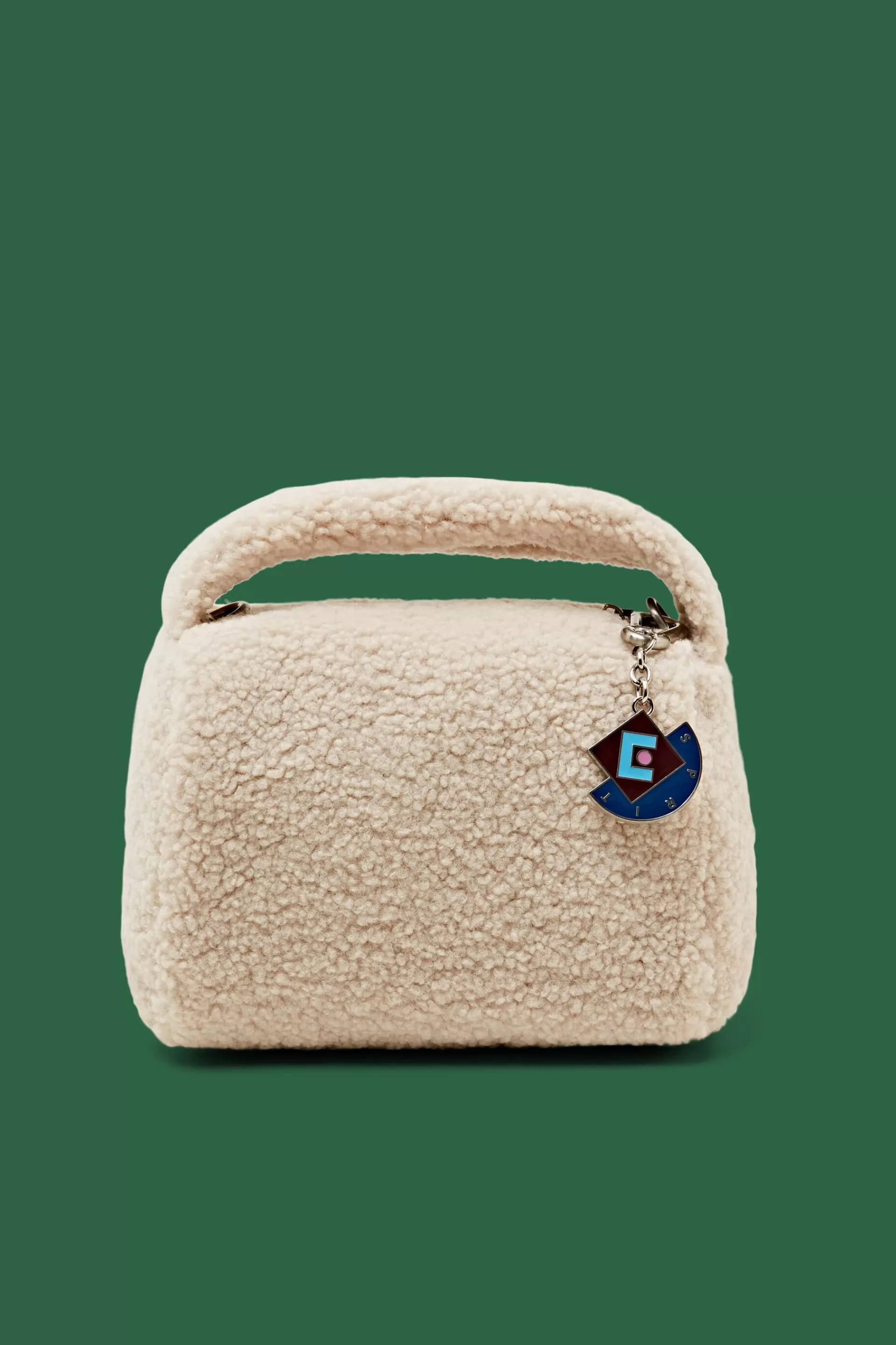 Kleine Tasche aus Plüsch-ESPRIT Clearance