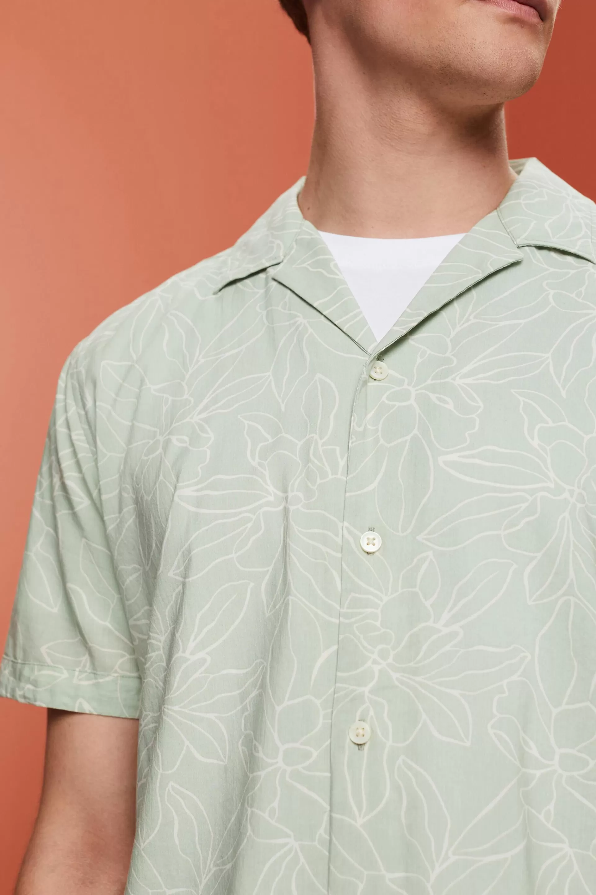 Kurzarmhemd mit Muster-ESPRIT Best Sale