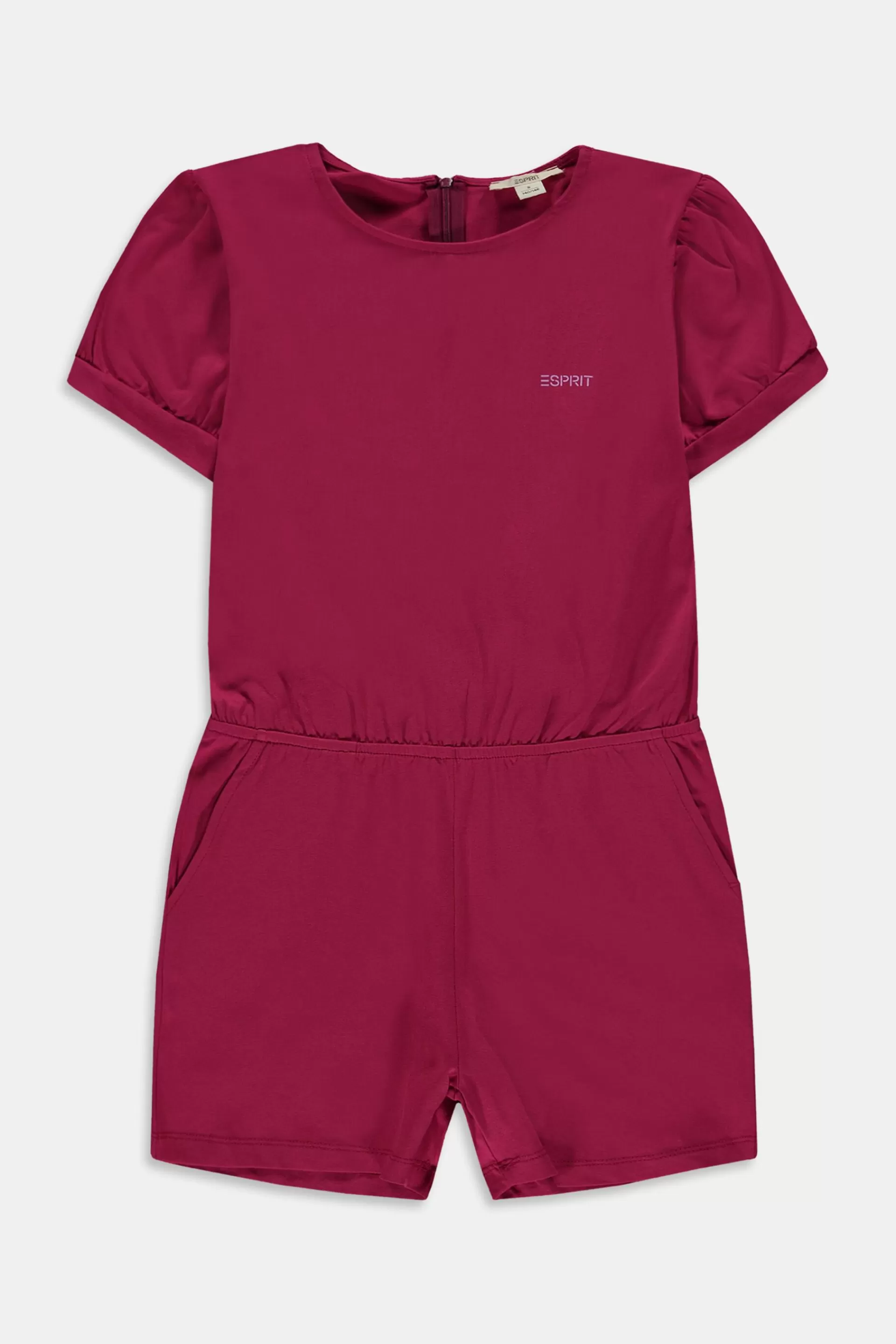 Kurzärmliger Overall mit Logo-ESPRIT Outlet