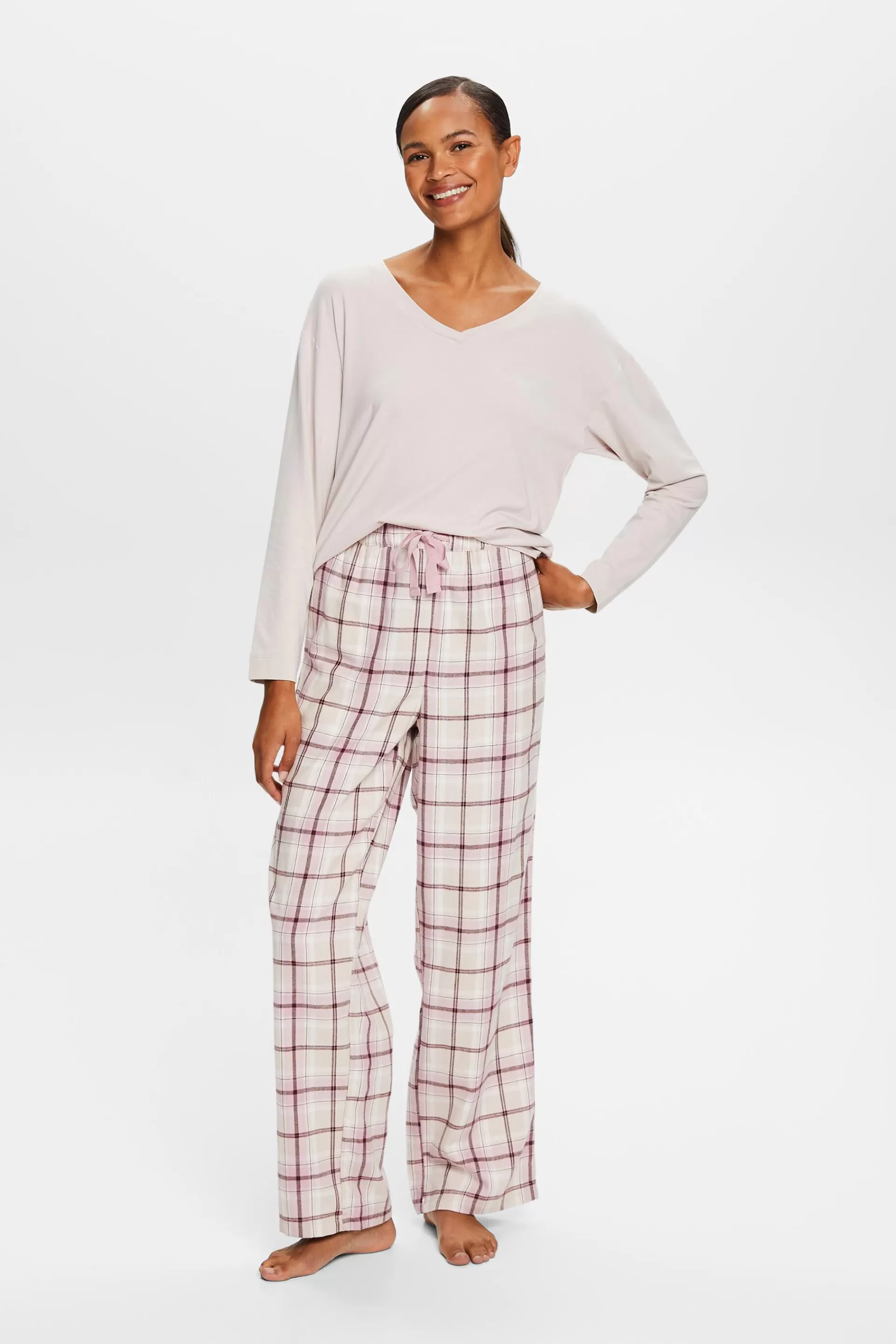 Langärmliges Pyjamaobterteil aus Jersey-ESPRIT New
