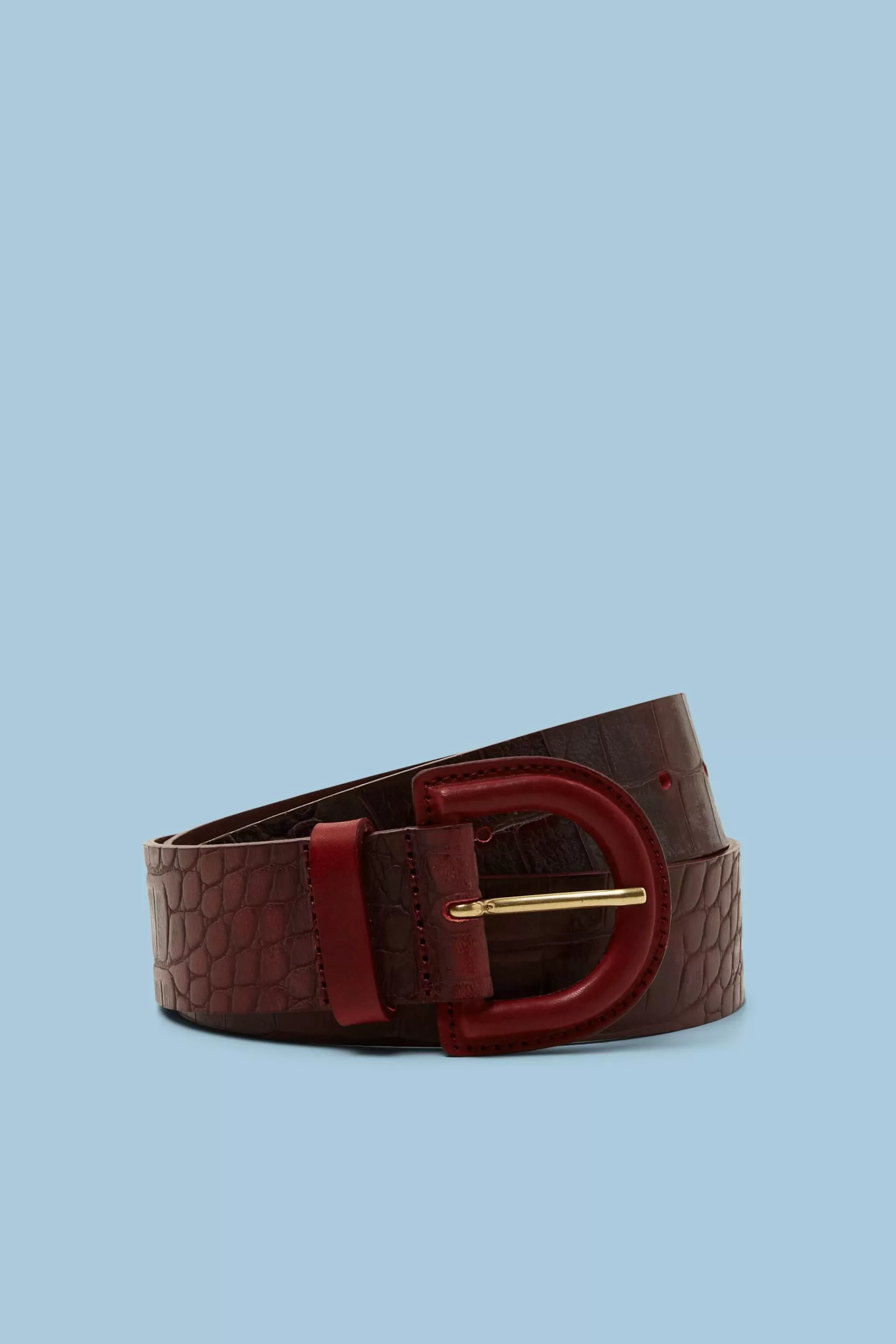Ledergürtel in strukturierter Croco-Optik-ESPRIT Cheap