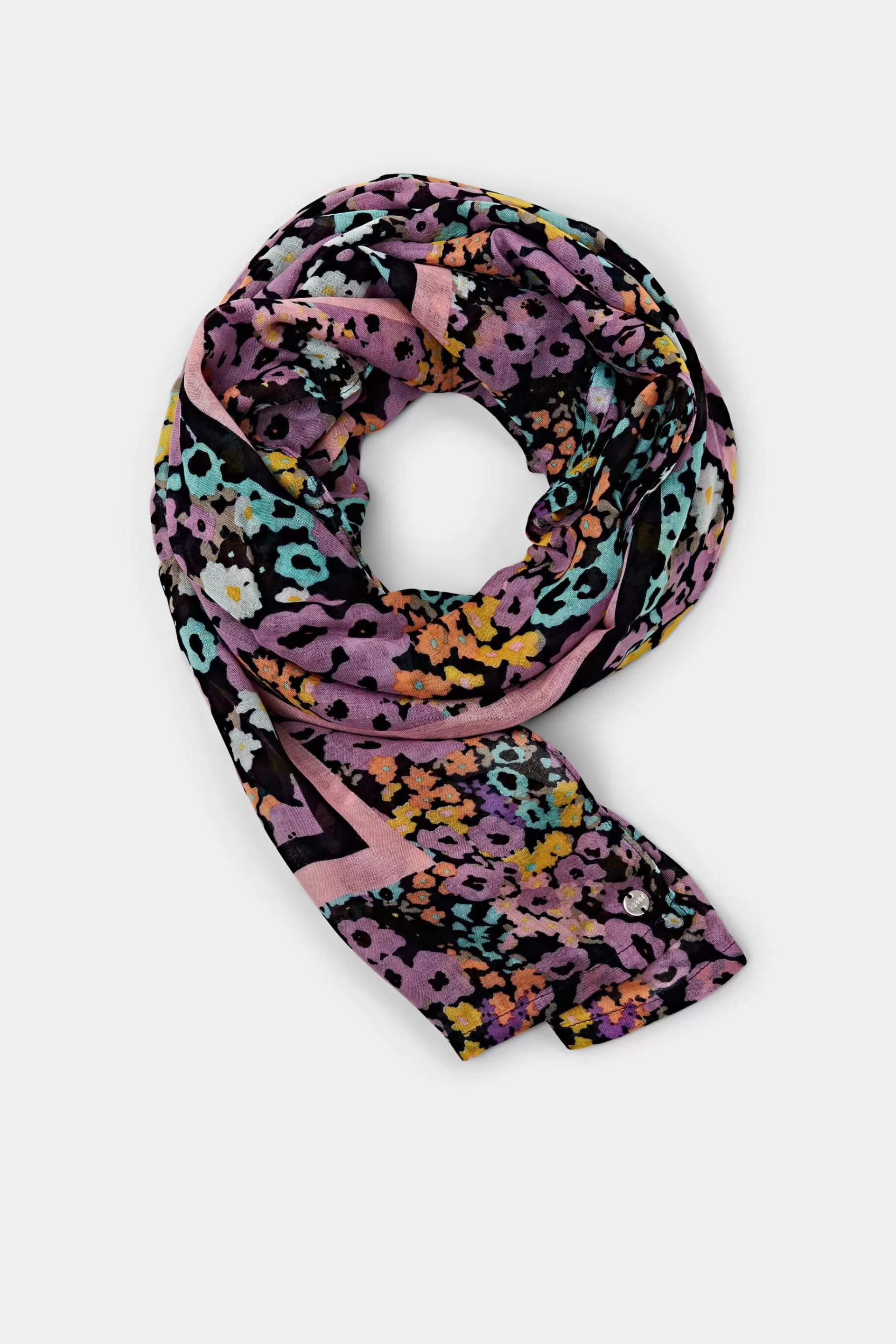Leichter Schal mit Print-ESPRIT Hot
