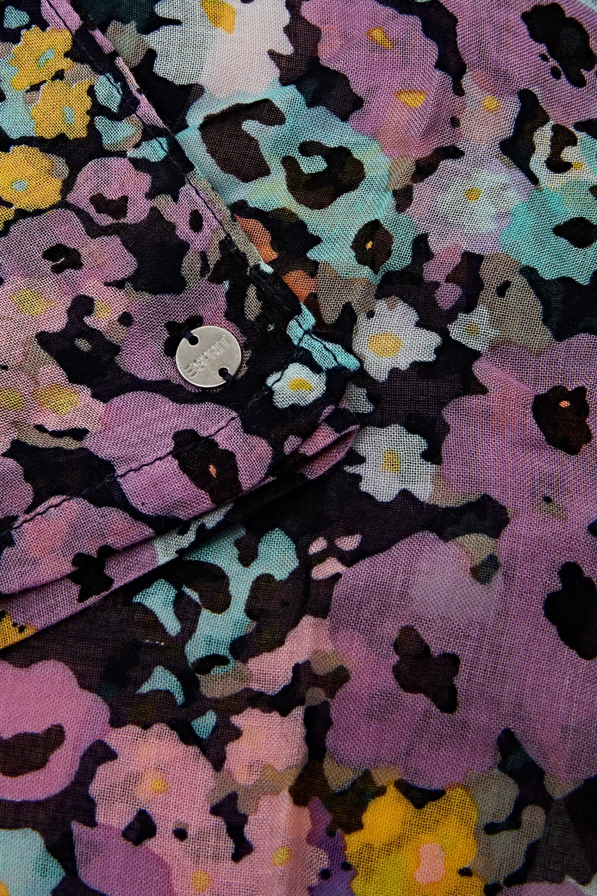 Leichter Schal mit Print-ESPRIT Hot