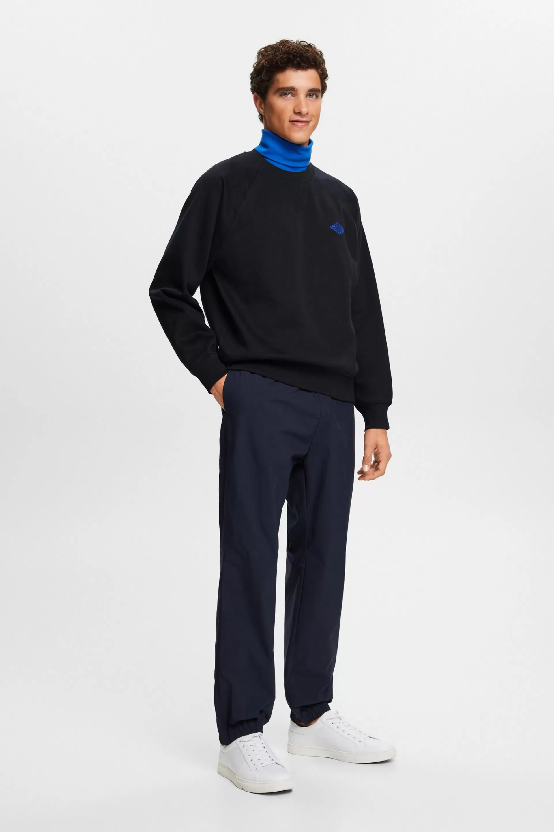Logo-Sweatshirt aus Fleece-ESPRIT New