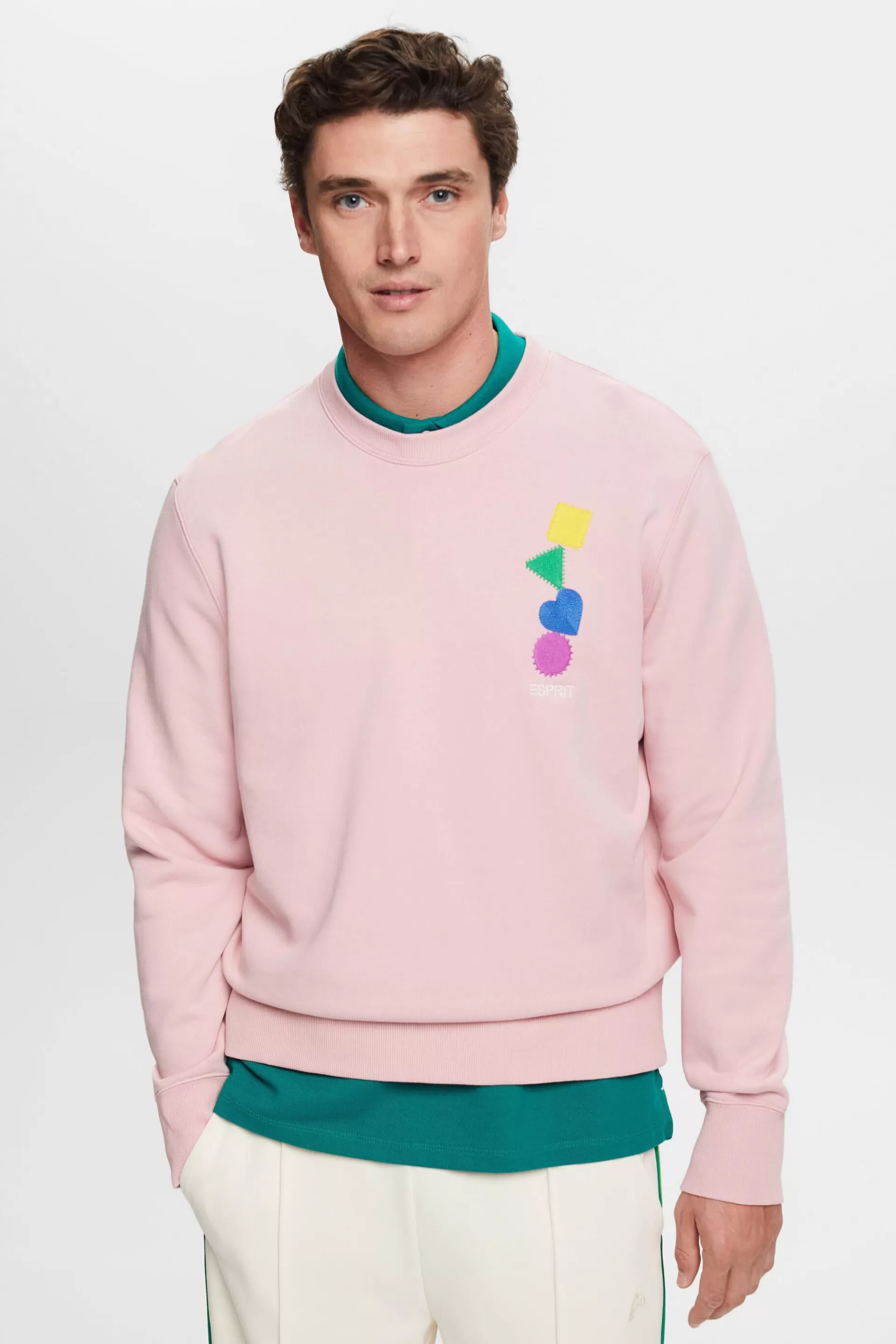 Logo-Sweatshirt mit Stickerei-ESPRIT Flash Sale