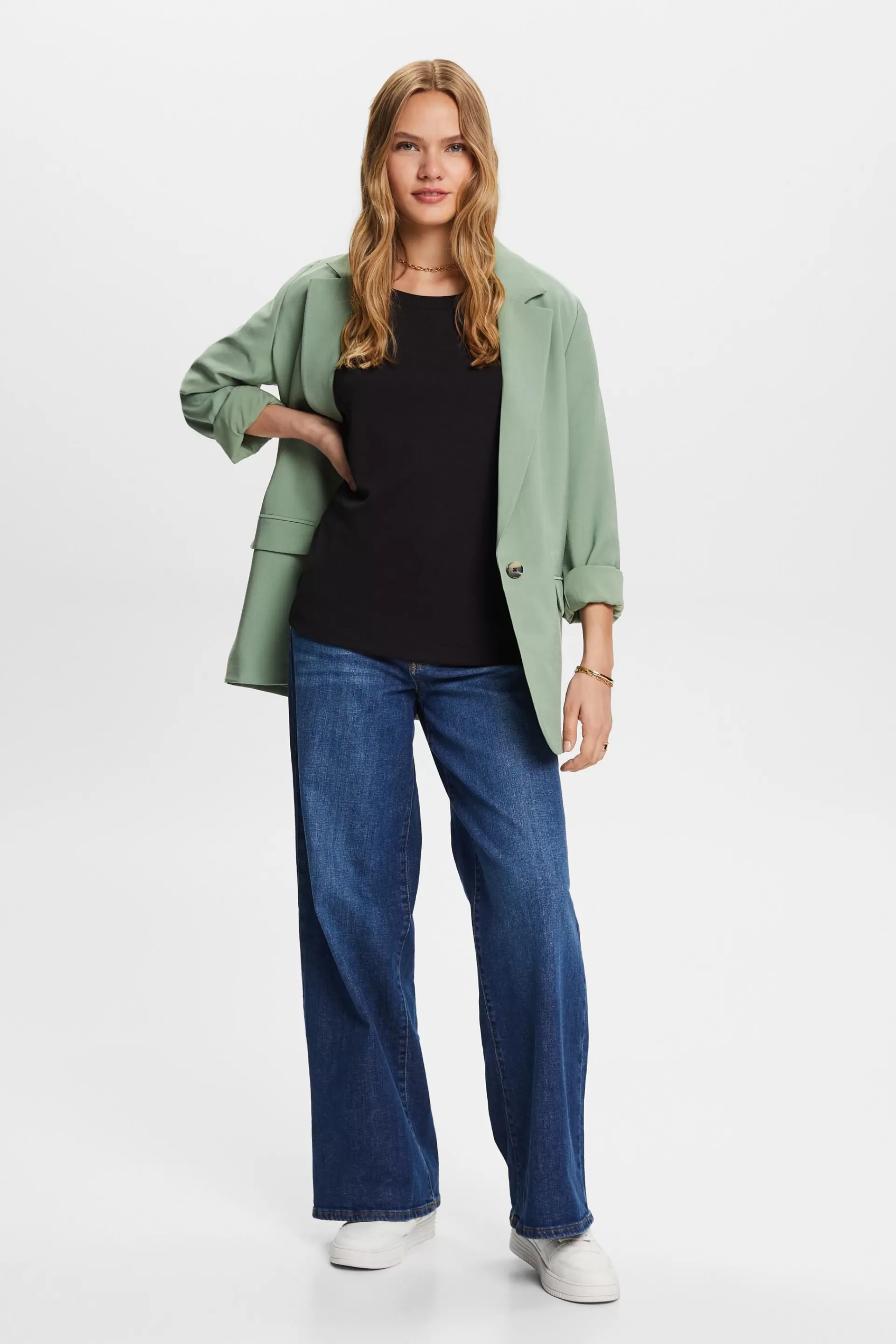 Longsleeve in lockerer Passform-ESPRIT Outlet
