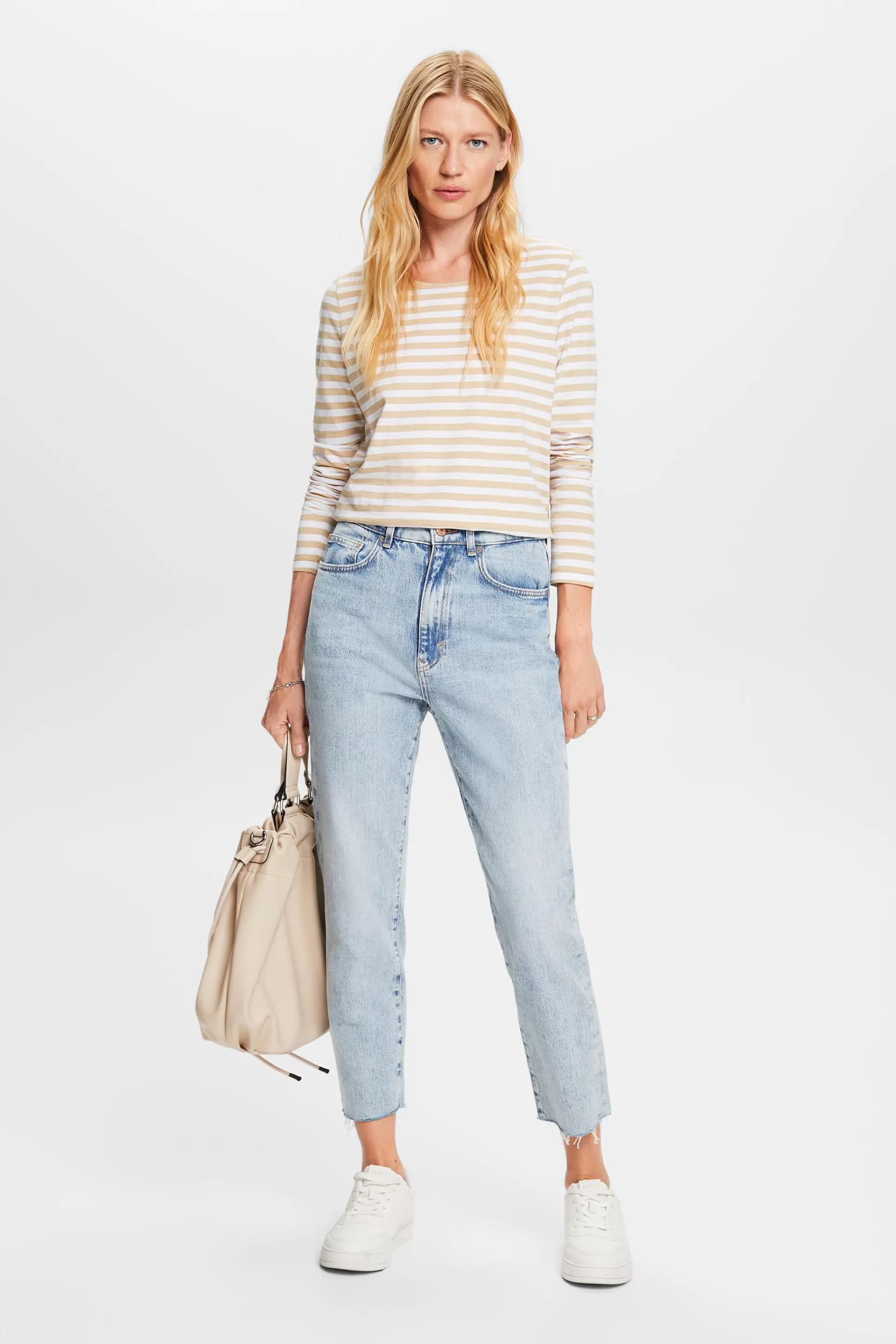 Longsleeve mit Streifen-ESPRIT Cheap