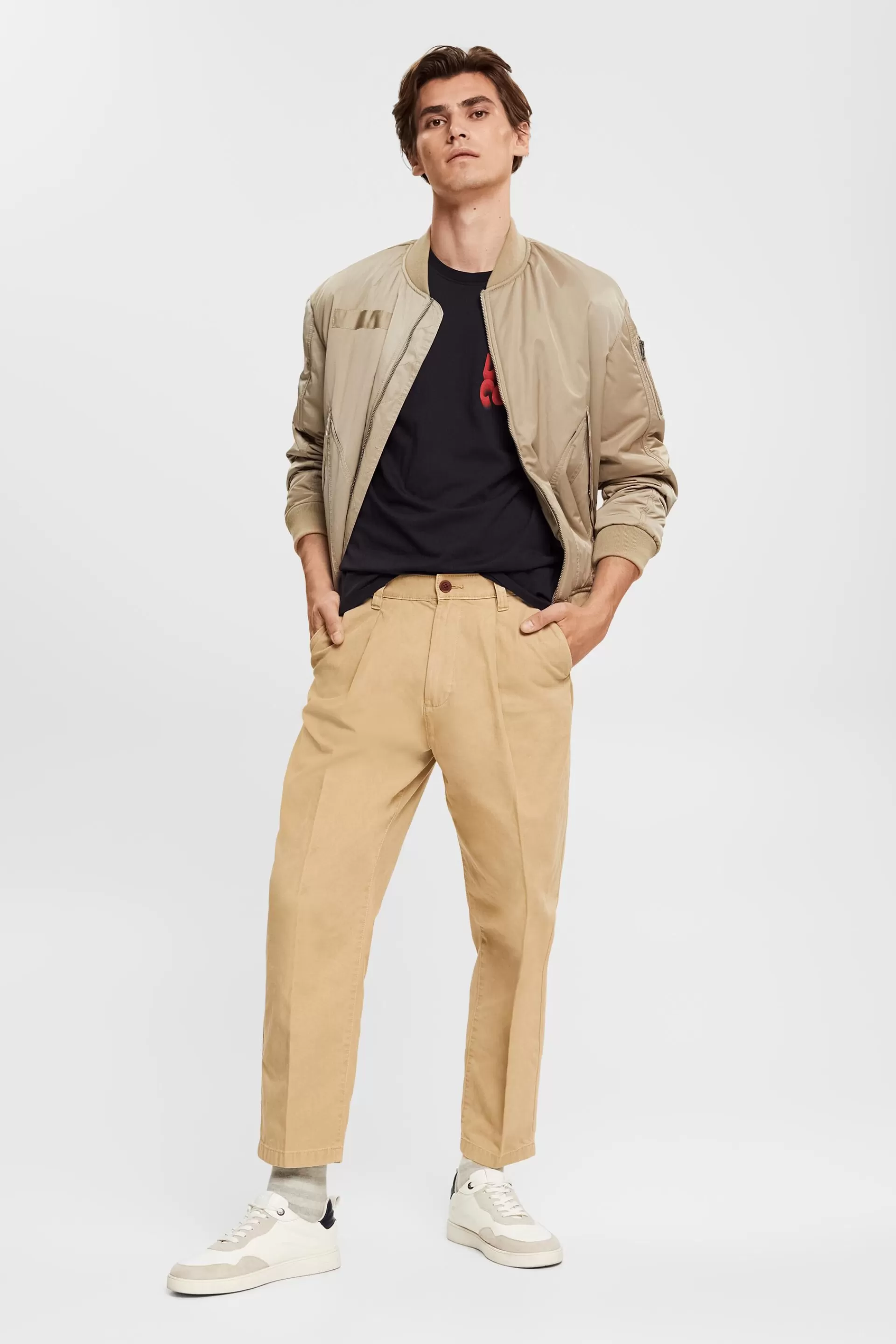Loose Fit Chinos-ESPRIT Flash Sale
