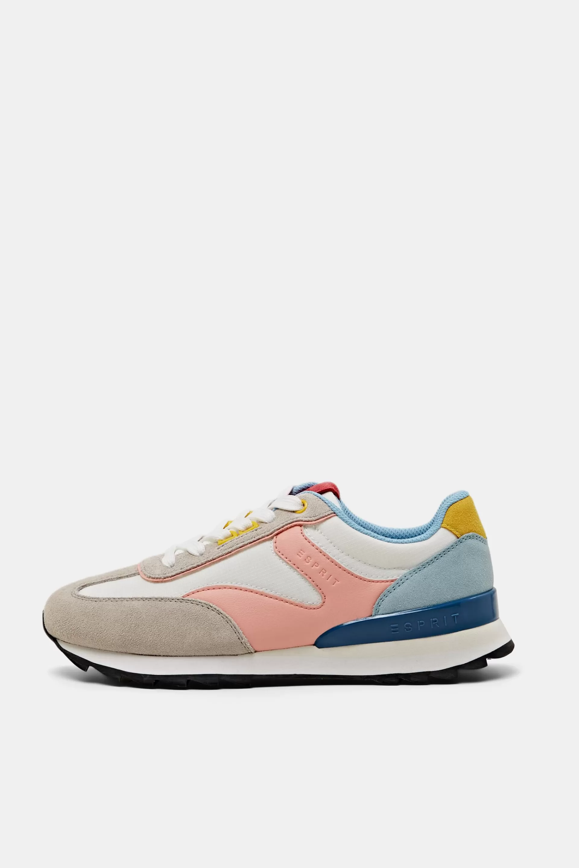 Mehrfarbige Sneaker mit echtem Leder-ESPRIT Clearance