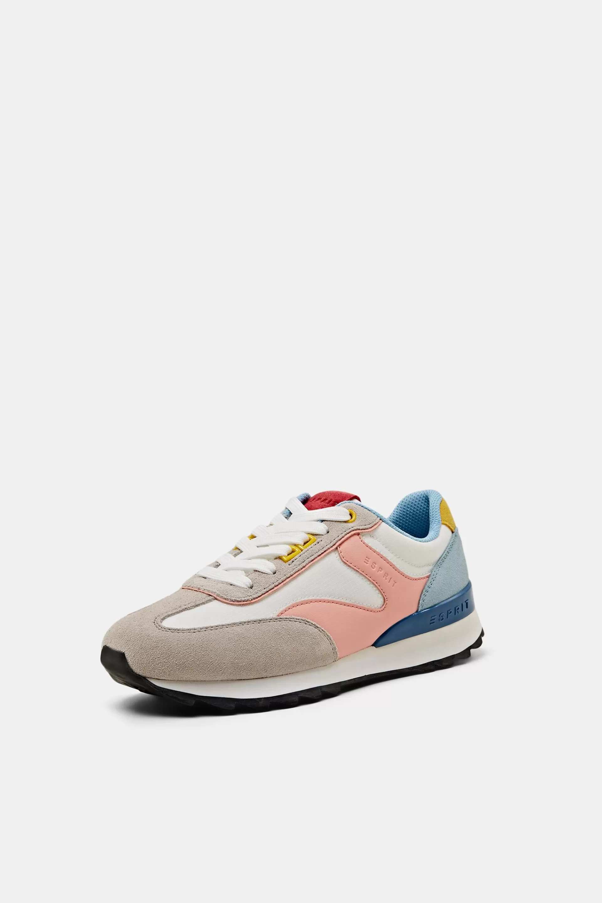 Mehrfarbige Sneaker mit echtem Leder-ESPRIT Clearance