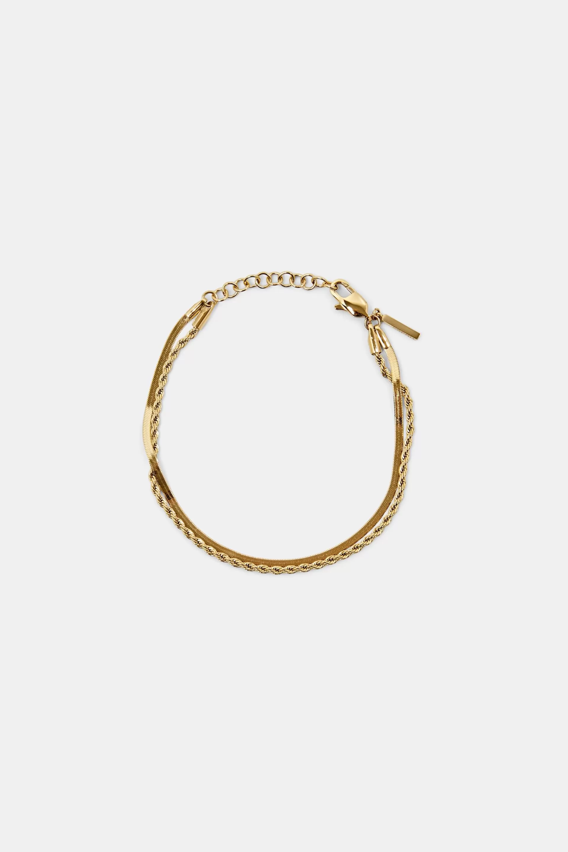 Mehrreihiges Armband aus Edelstahl-ESPRIT Cheap