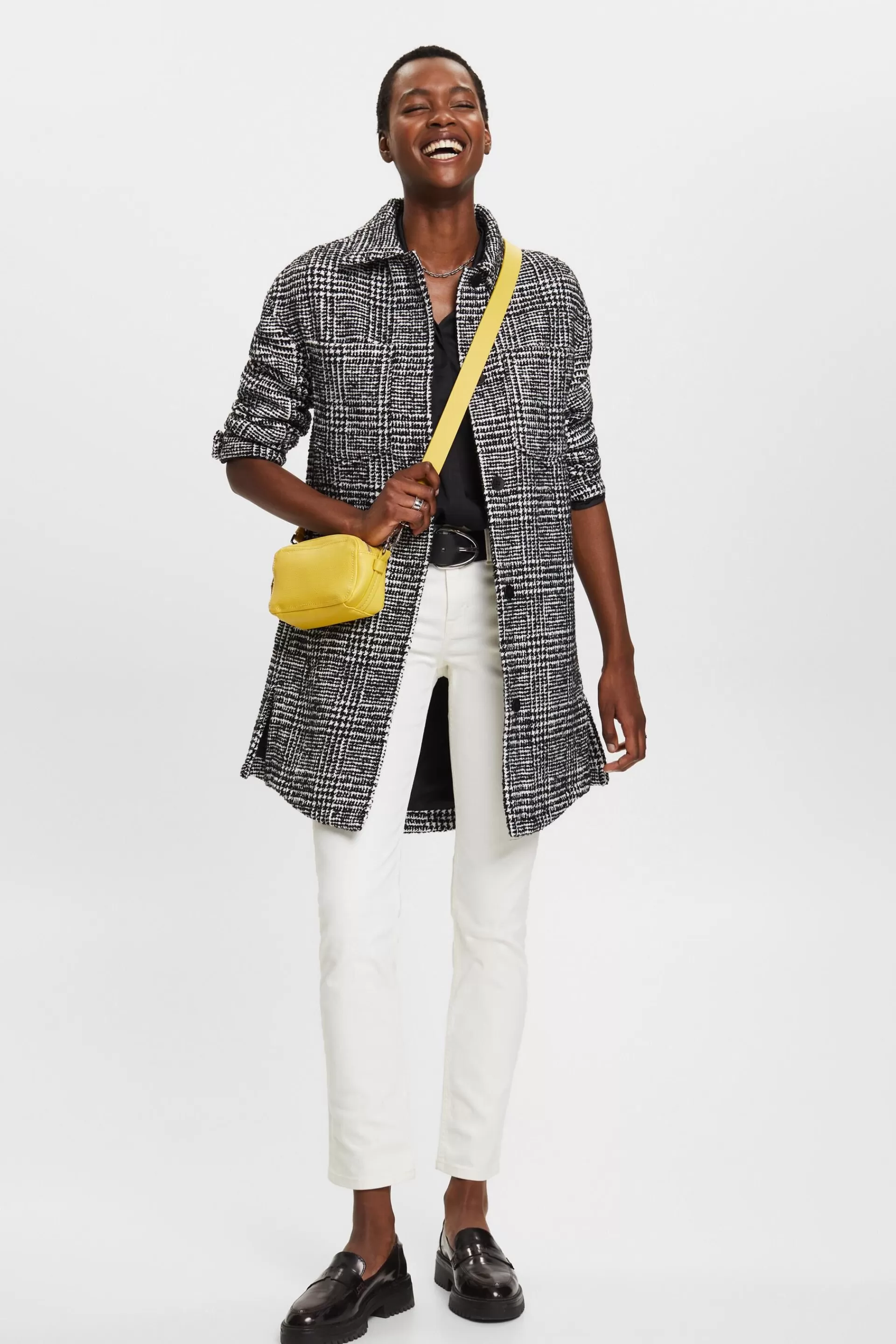 Mid-Rise-Jeans mit geradem Bein-ESPRIT Fashion
