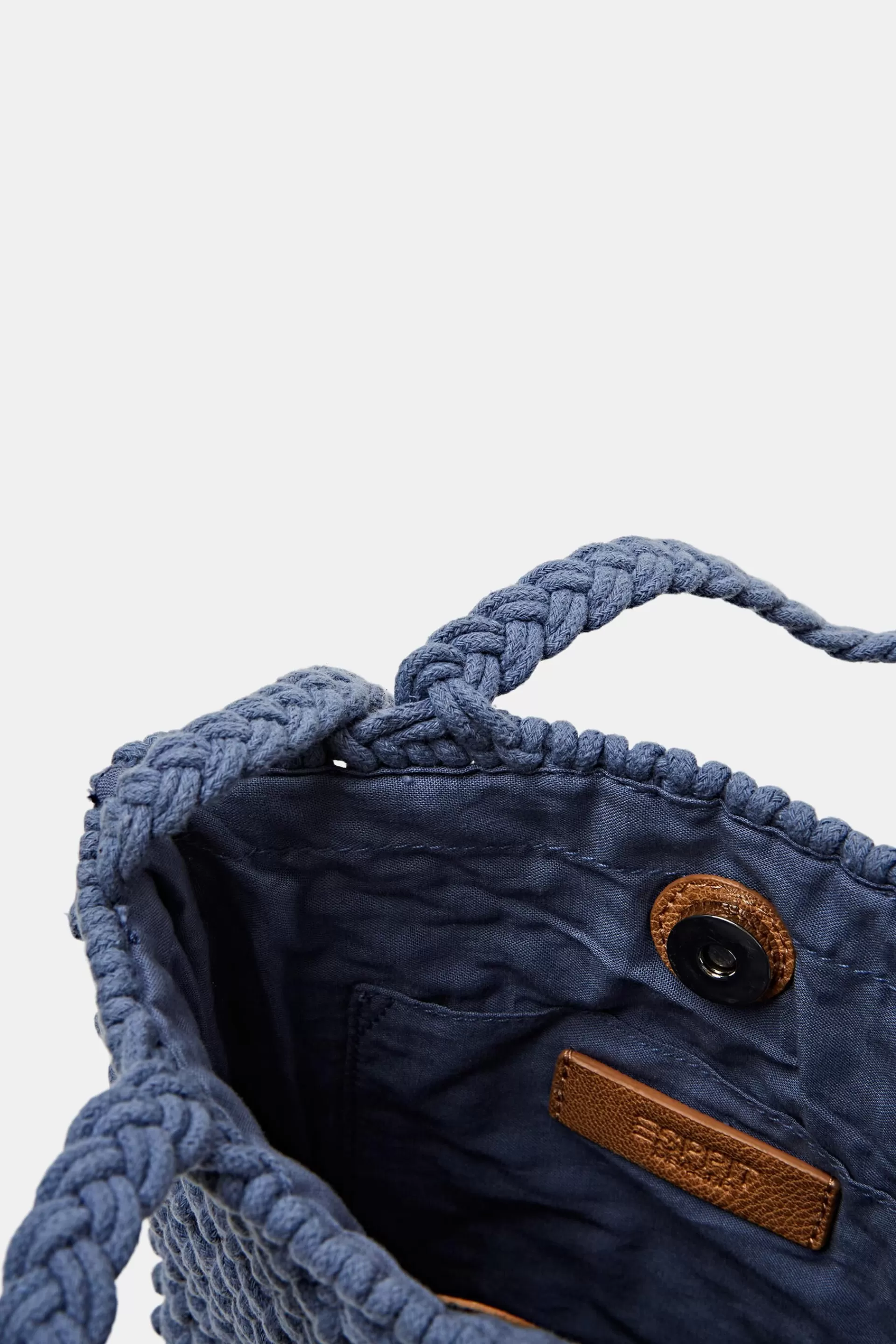 Mini Tote Bag aus 100 % gehäkelter Baumwolle-ESPRIT Clearance