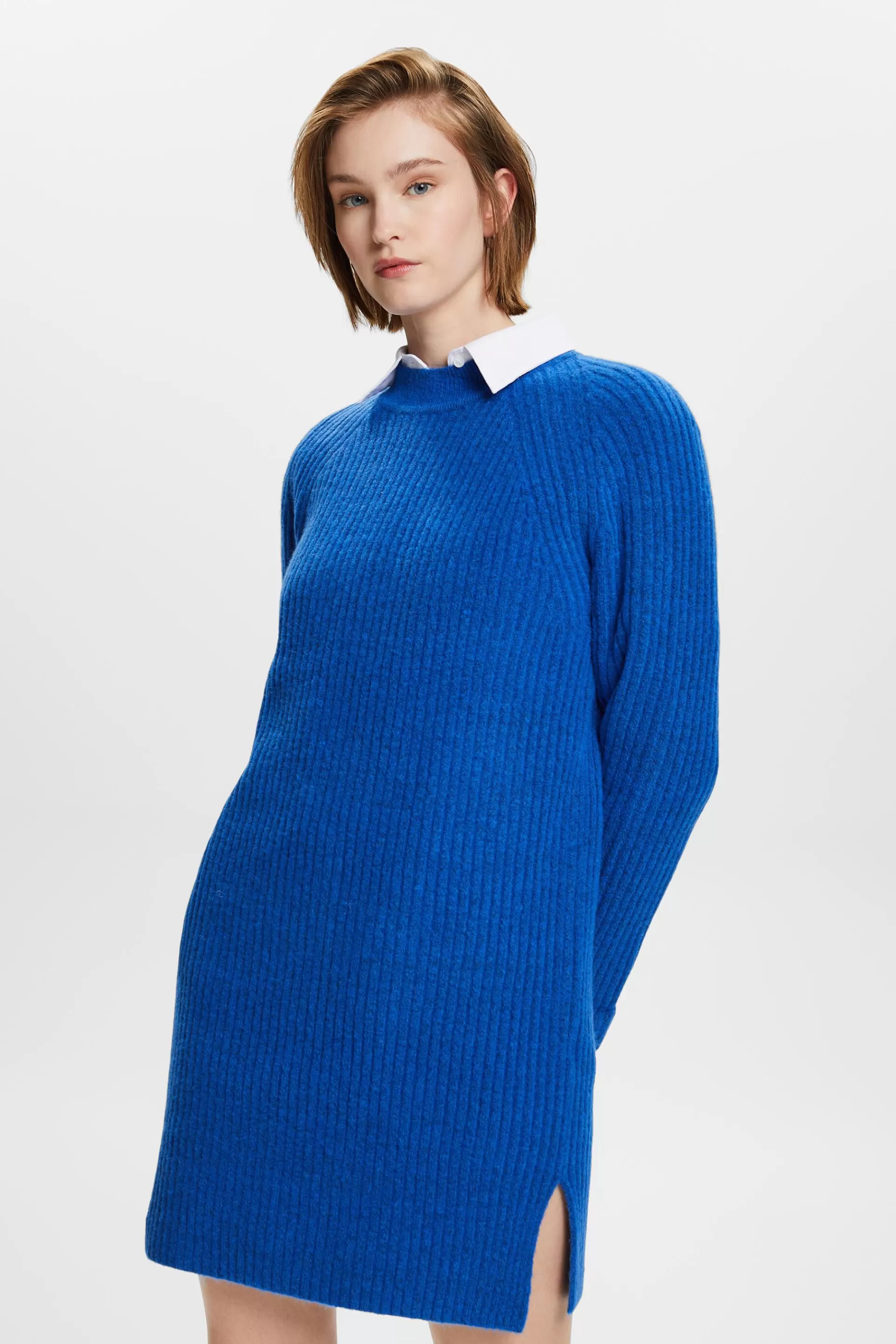 Minikleid aus Rippstrick-ESPRIT Shop