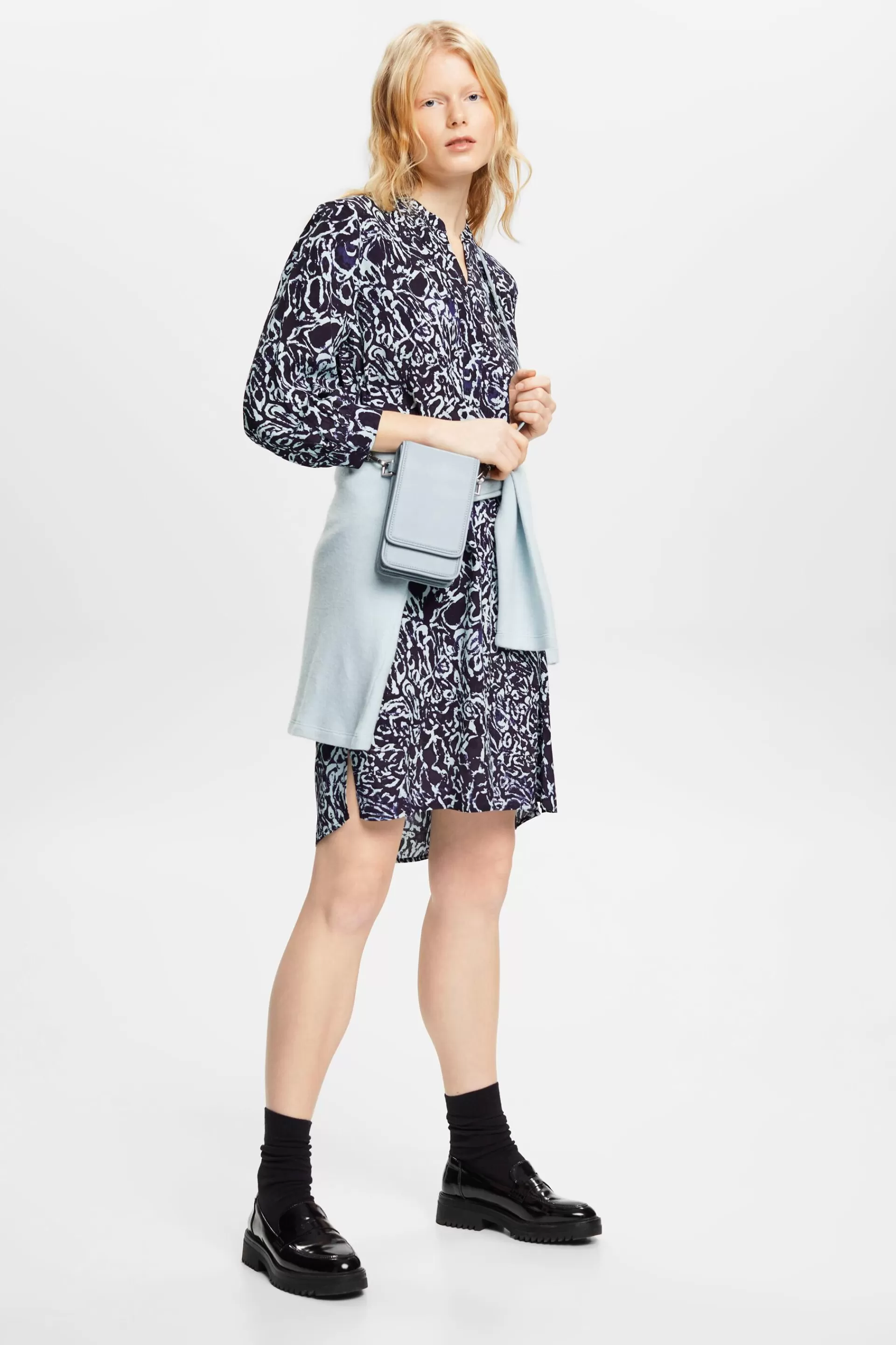 Minikleid mit Allover-Muster-ESPRIT Best