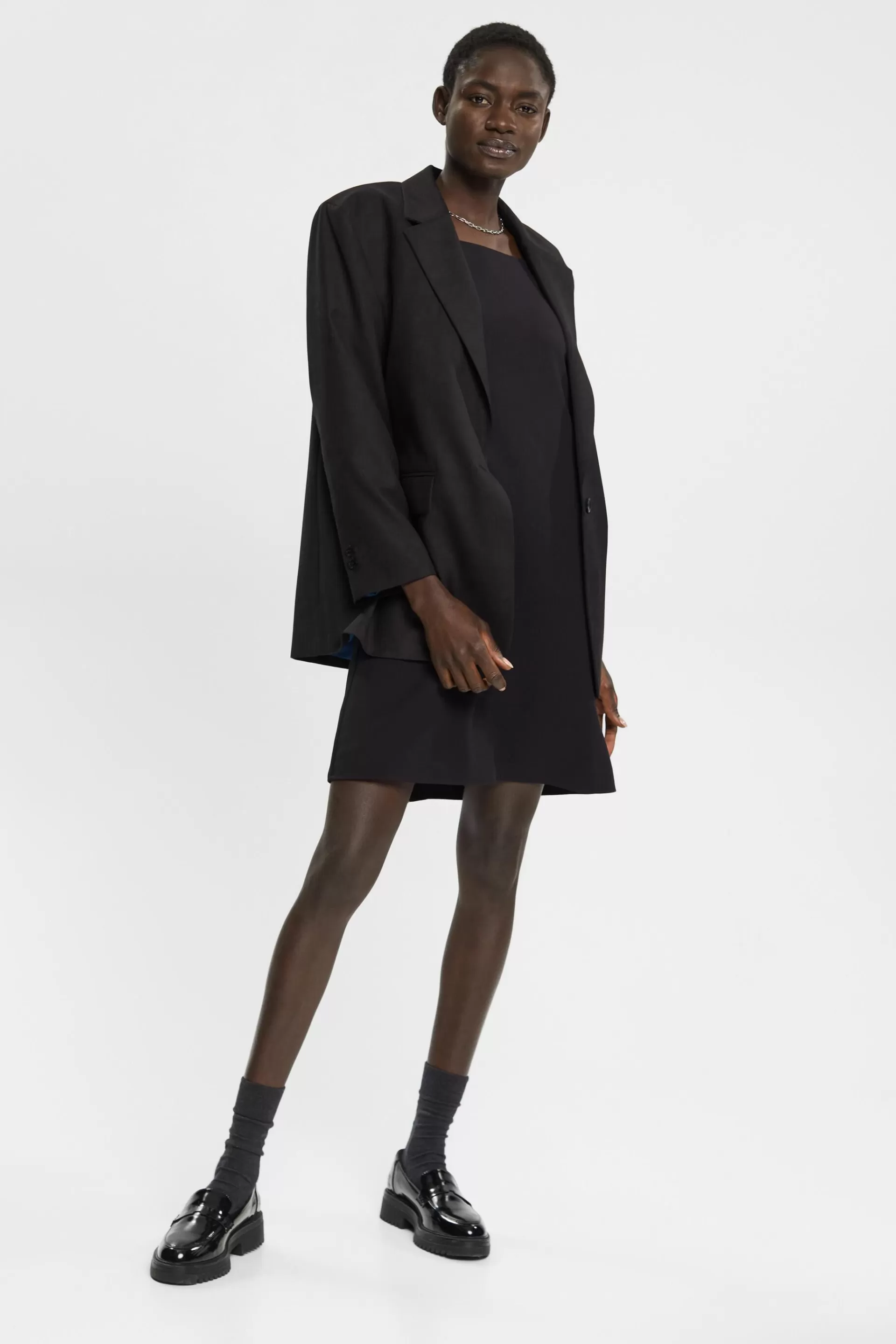 Minikleid mit Spitzenärmeln-ESPRIT Best
