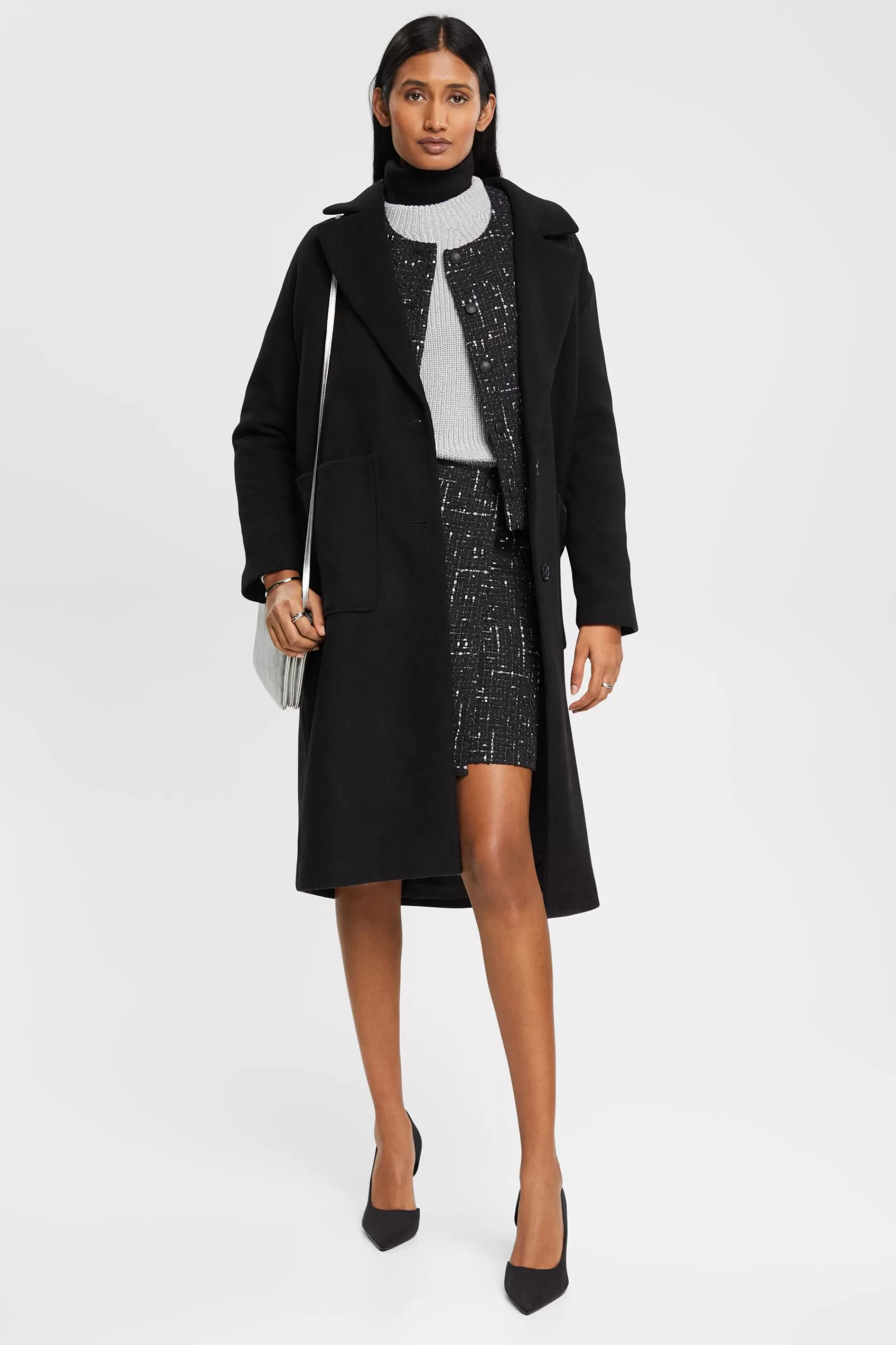 Minirock aus Bouclé-ESPRIT Fashion