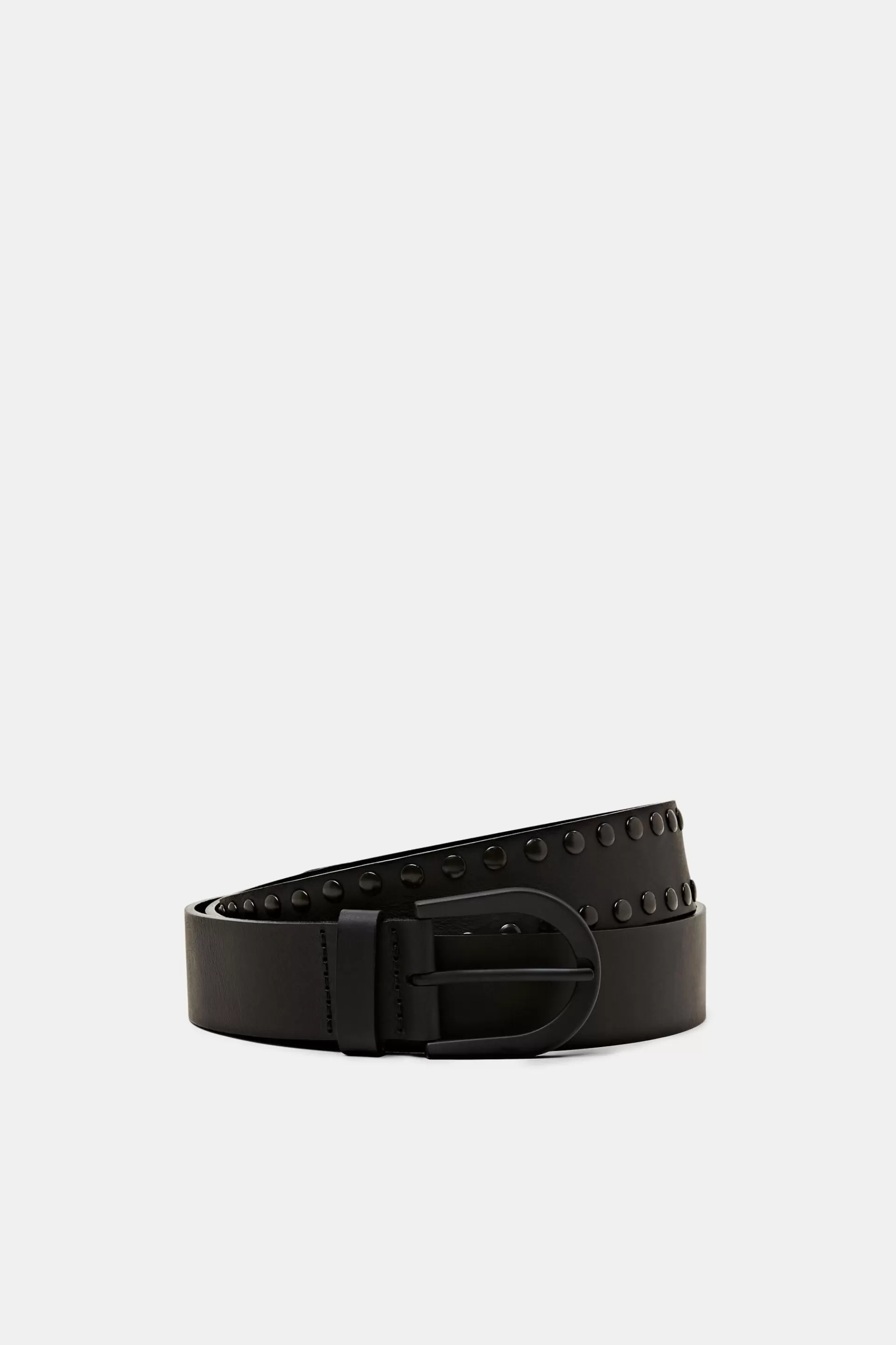 Mit Nieten besetzter Ledergürtel-ESPRIT Outlet