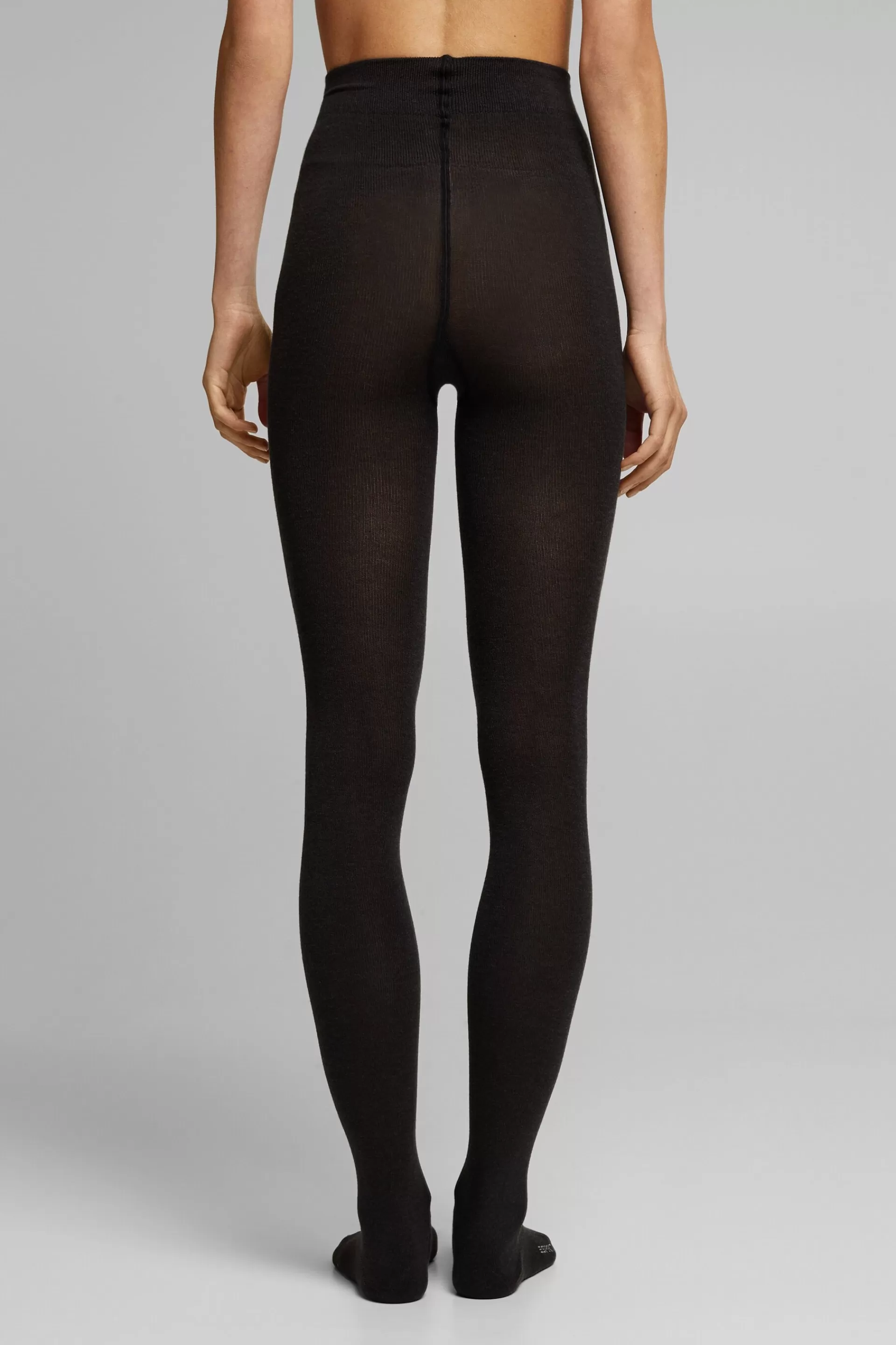 Mit Wolle: Strumpfhose in Melange-Optik-ESPRIT Cheap