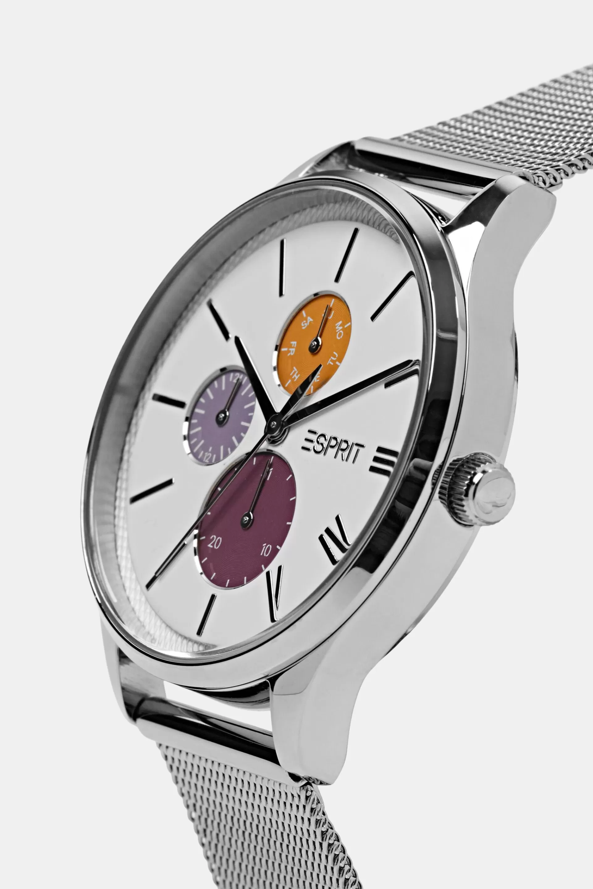 Multifunktionale Uhr mit Mesh-Armband-ESPRIT Discount