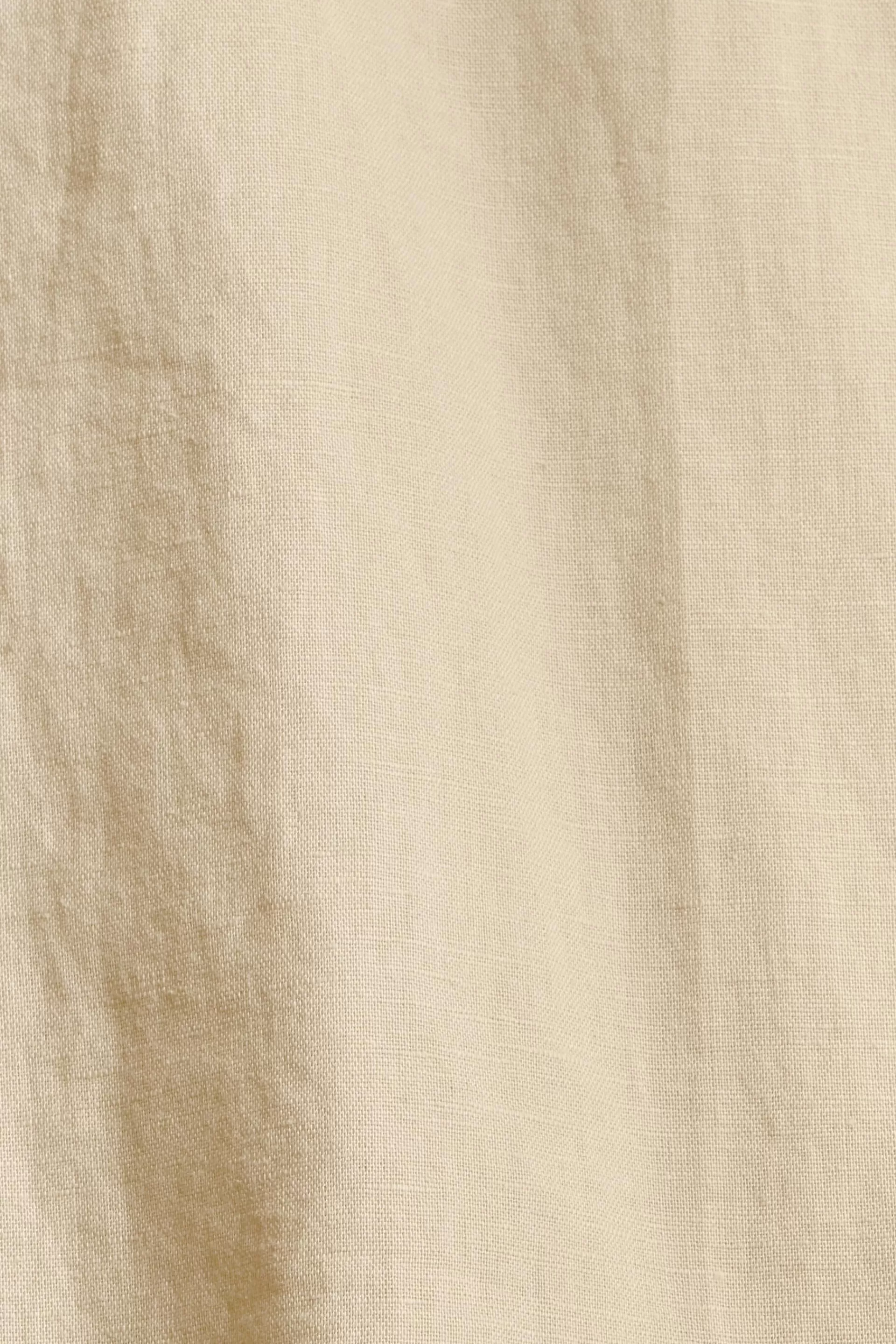 Oversize-Bluse aus Leinenmix-ESPRIT Online