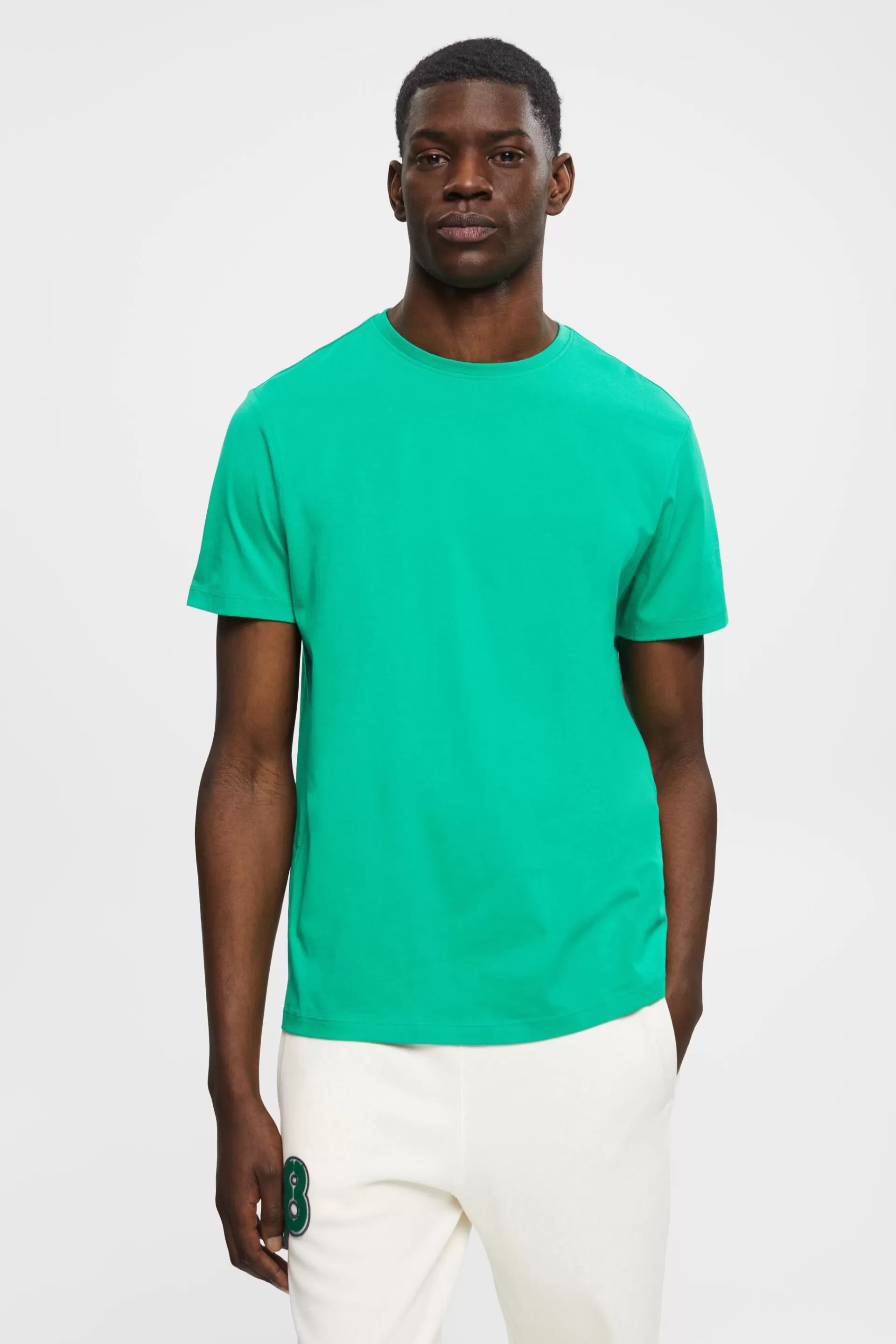 Pima-Baumwoll-T-Shirt im Slim Fit-ESPRIT Discount