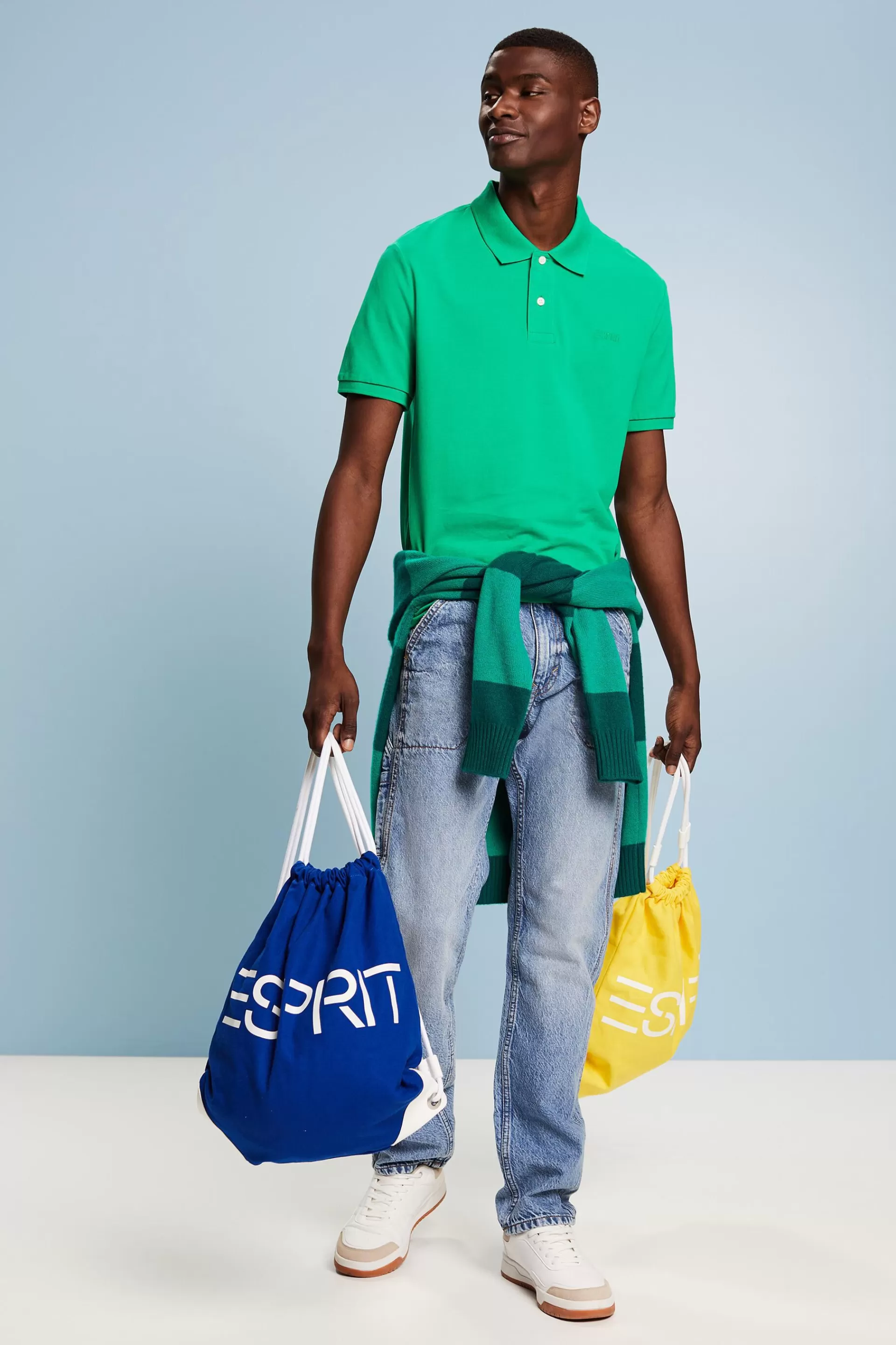 Piqué-Poloshirt-ESPRIT Sale