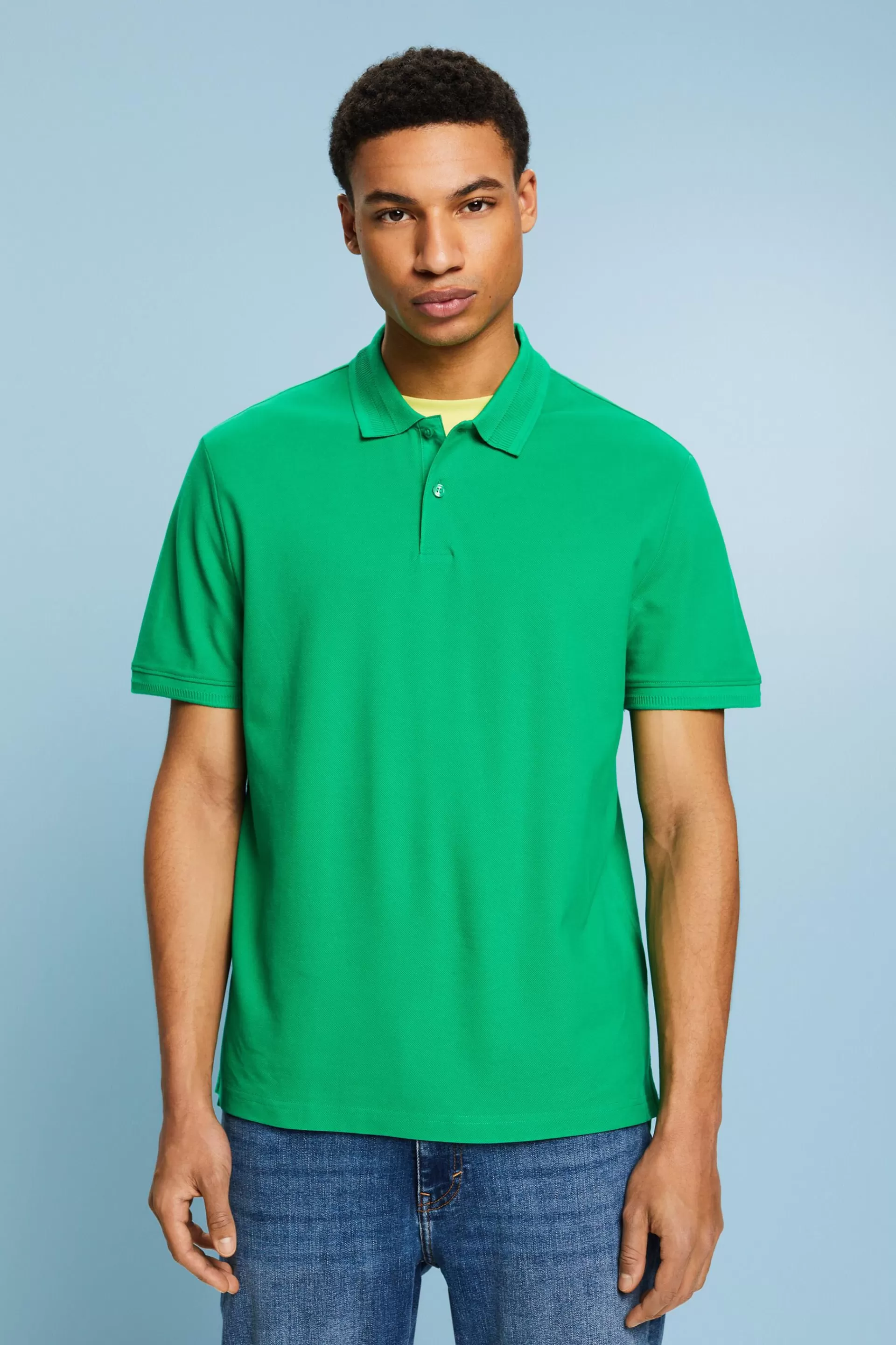 Poloshirt aus Baumwoll-Piqué-ESPRIT Best Sale