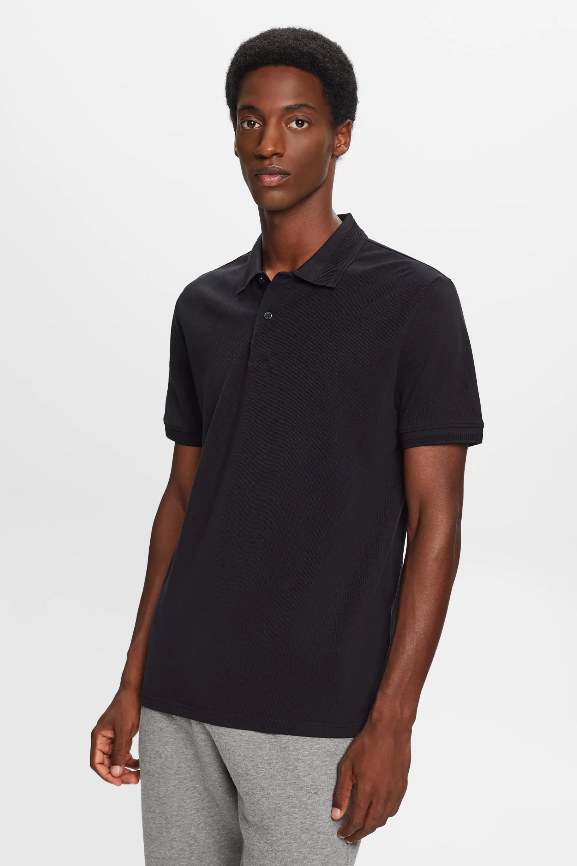 Poloshirt aus Baumwoll-Piqué-ESPRIT Cheap