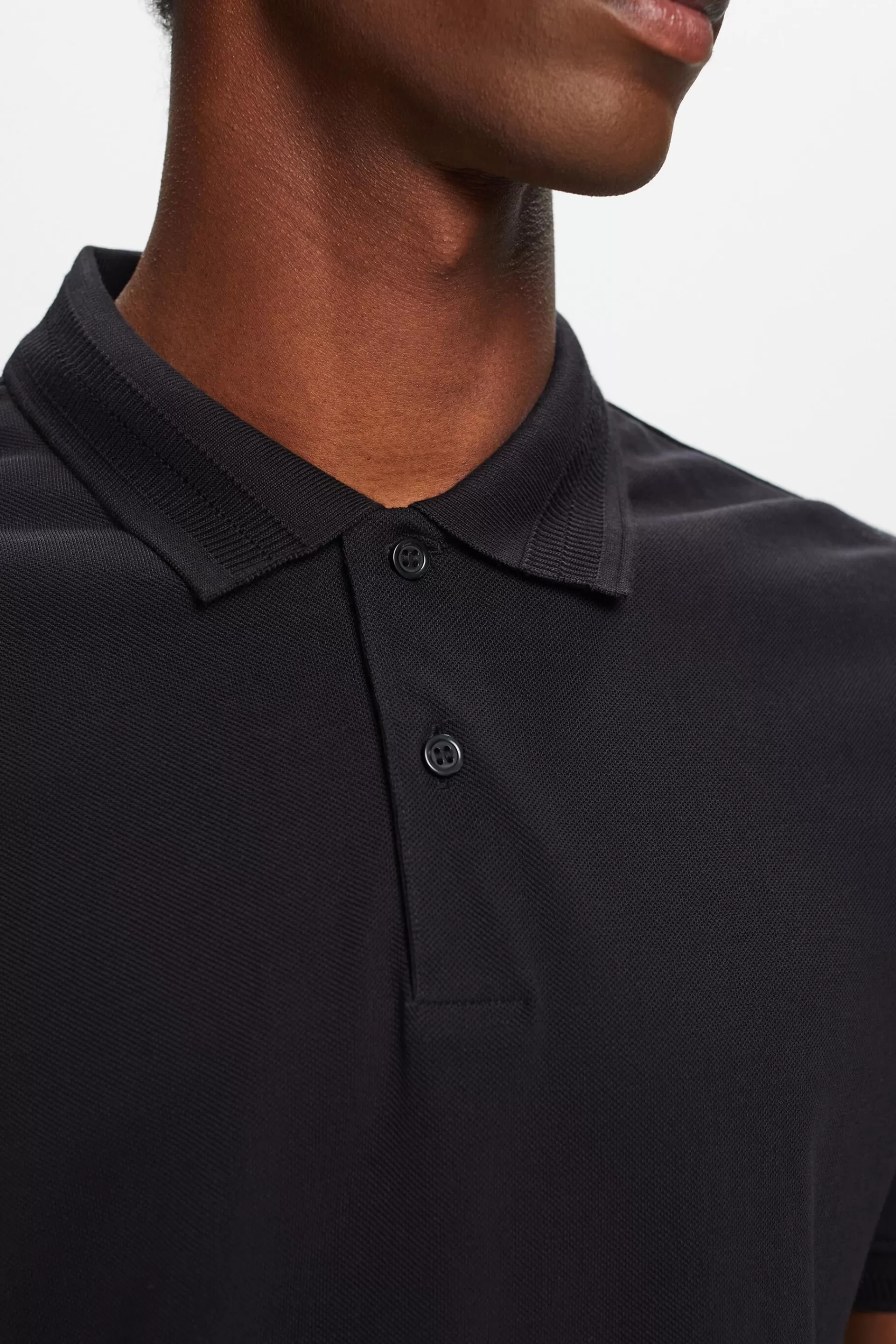 Poloshirt aus Baumwoll-Piqué-ESPRIT Cheap
