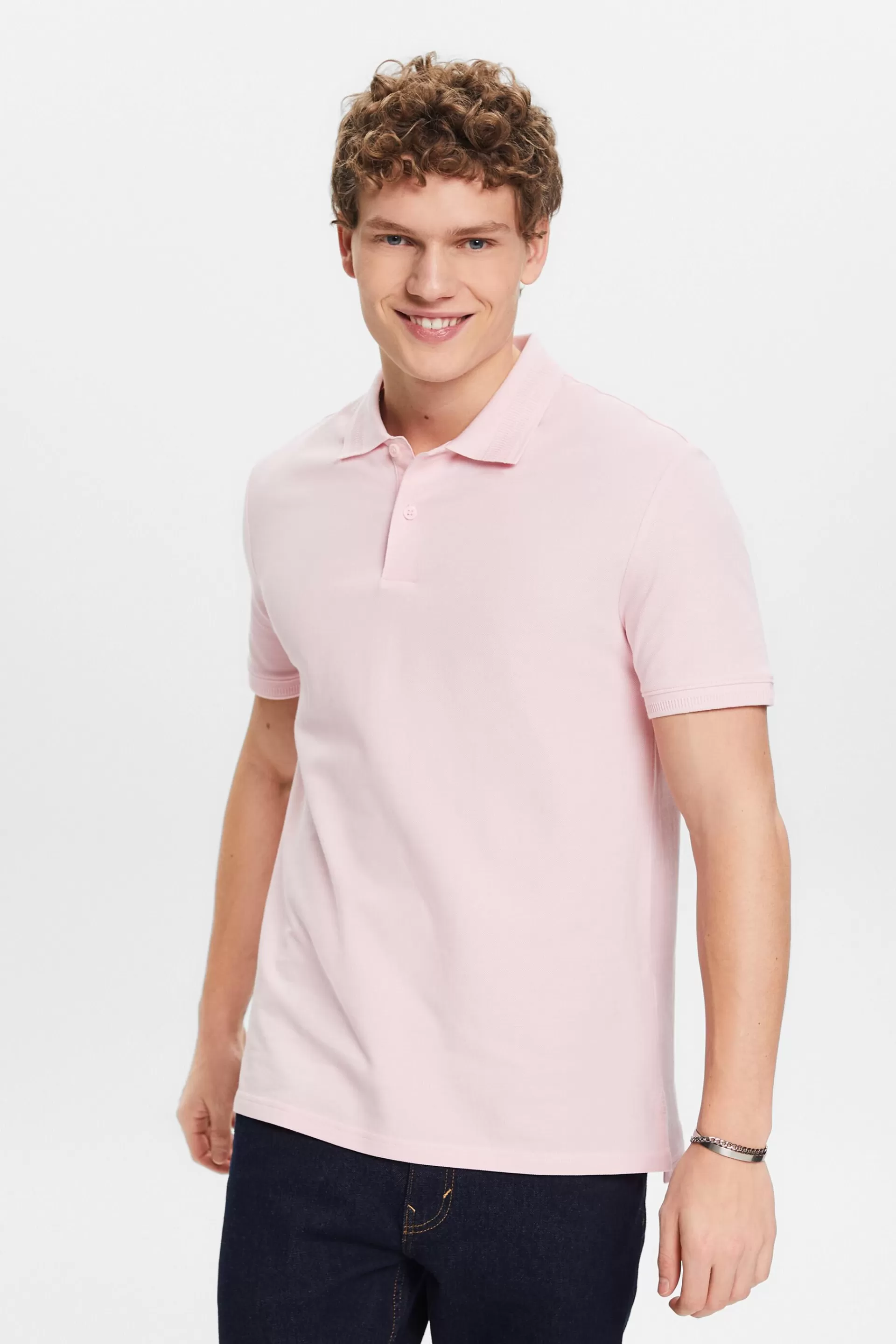 Poloshirt aus Baumwoll-Piqué-ESPRIT Online
