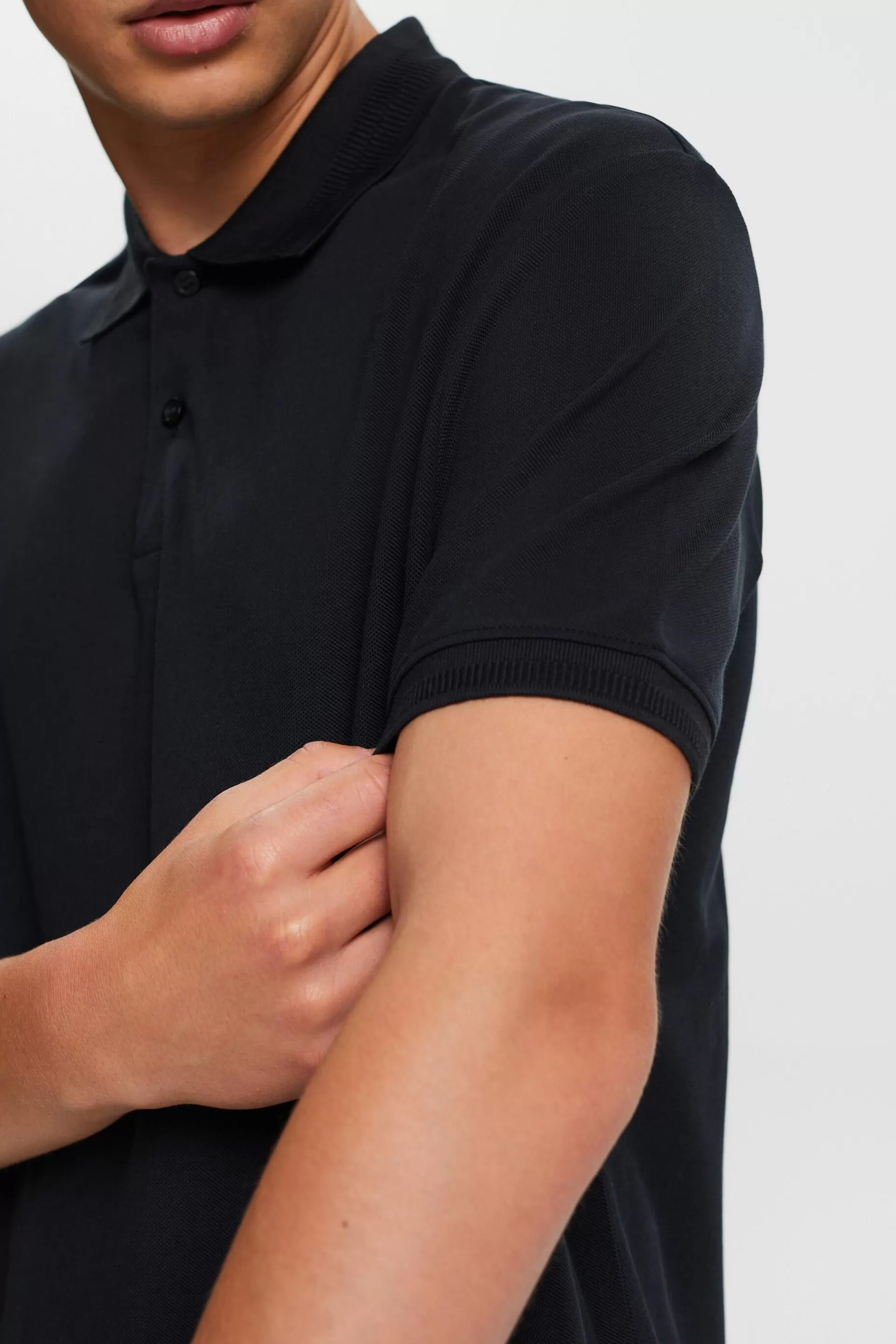 Poloshirt aus Baumwoll-Piqué-ESPRIT Clearance