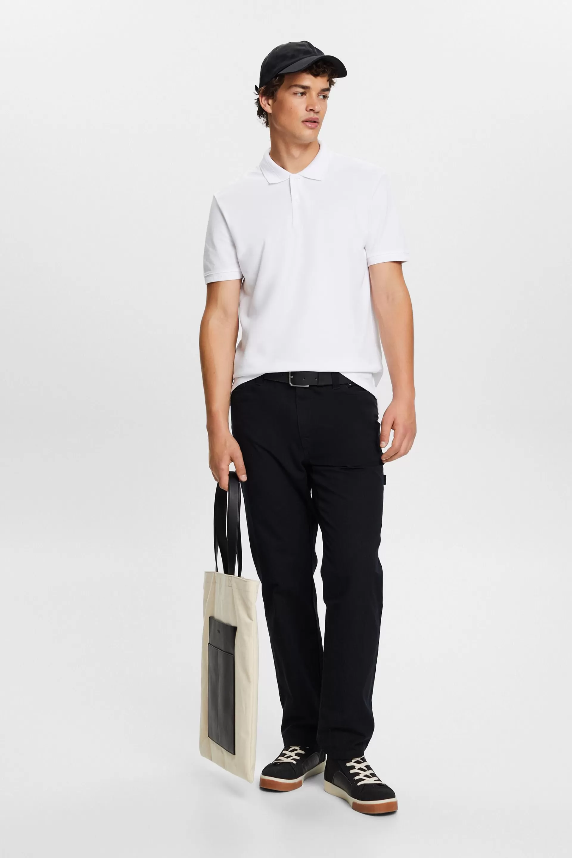 Poloshirt aus Baumwoll-Piqué-ESPRIT Flash Sale