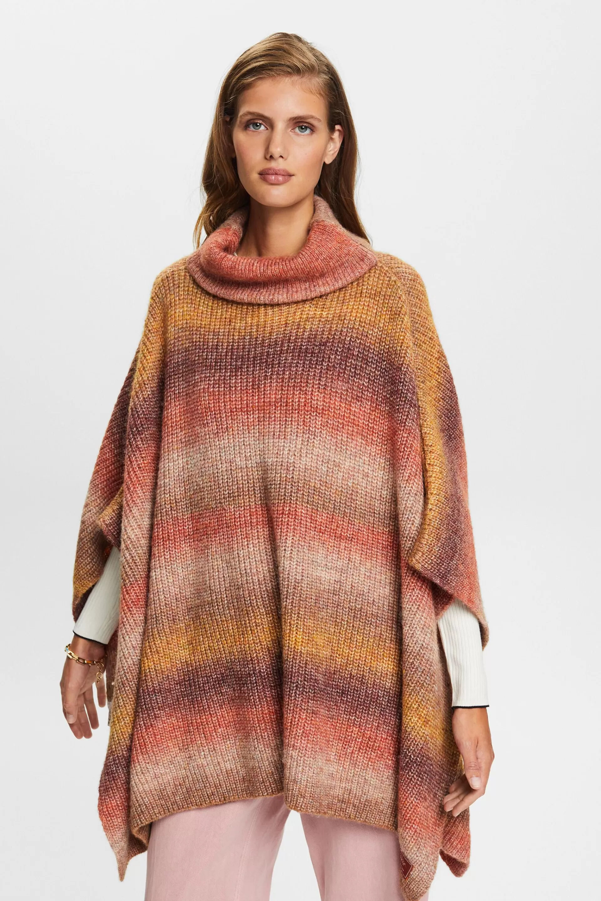 Poncho mit Rollkragen-ESPRIT Cheap