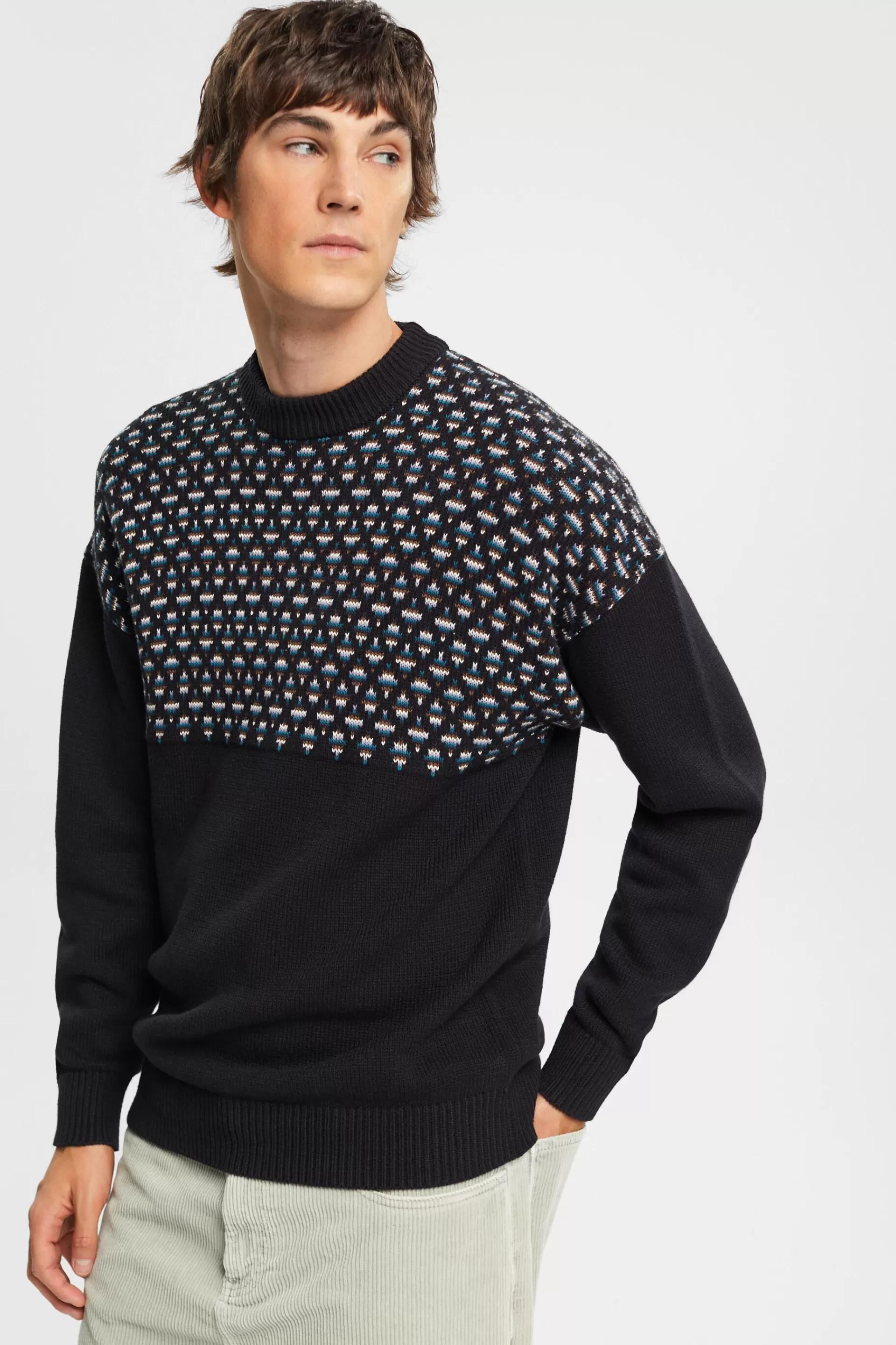 Pullover aus Jacquardstrick-ESPRIT Clearance