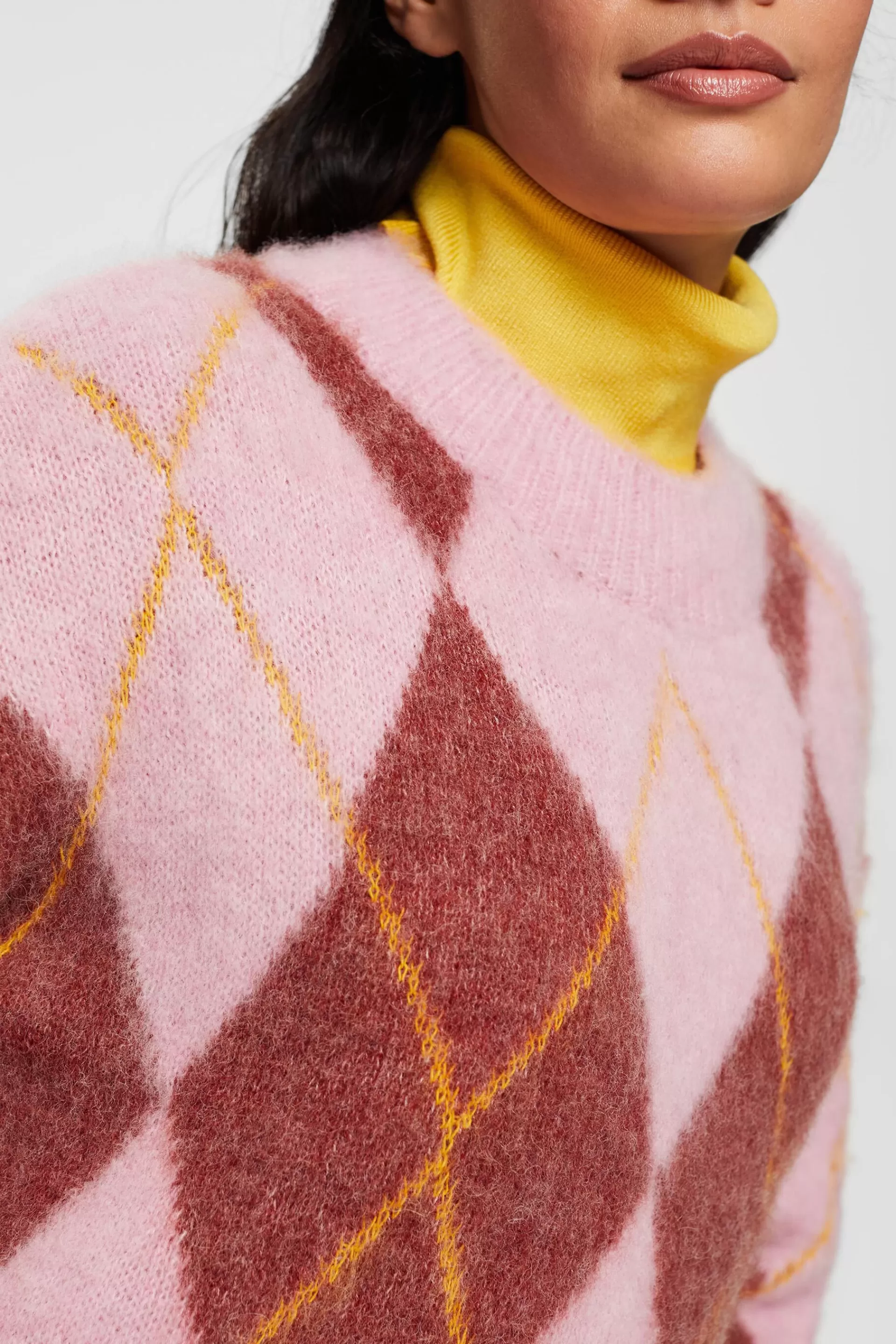 Pullover aus Wollmix mit Argyle-Muster-ESPRIT Cheap