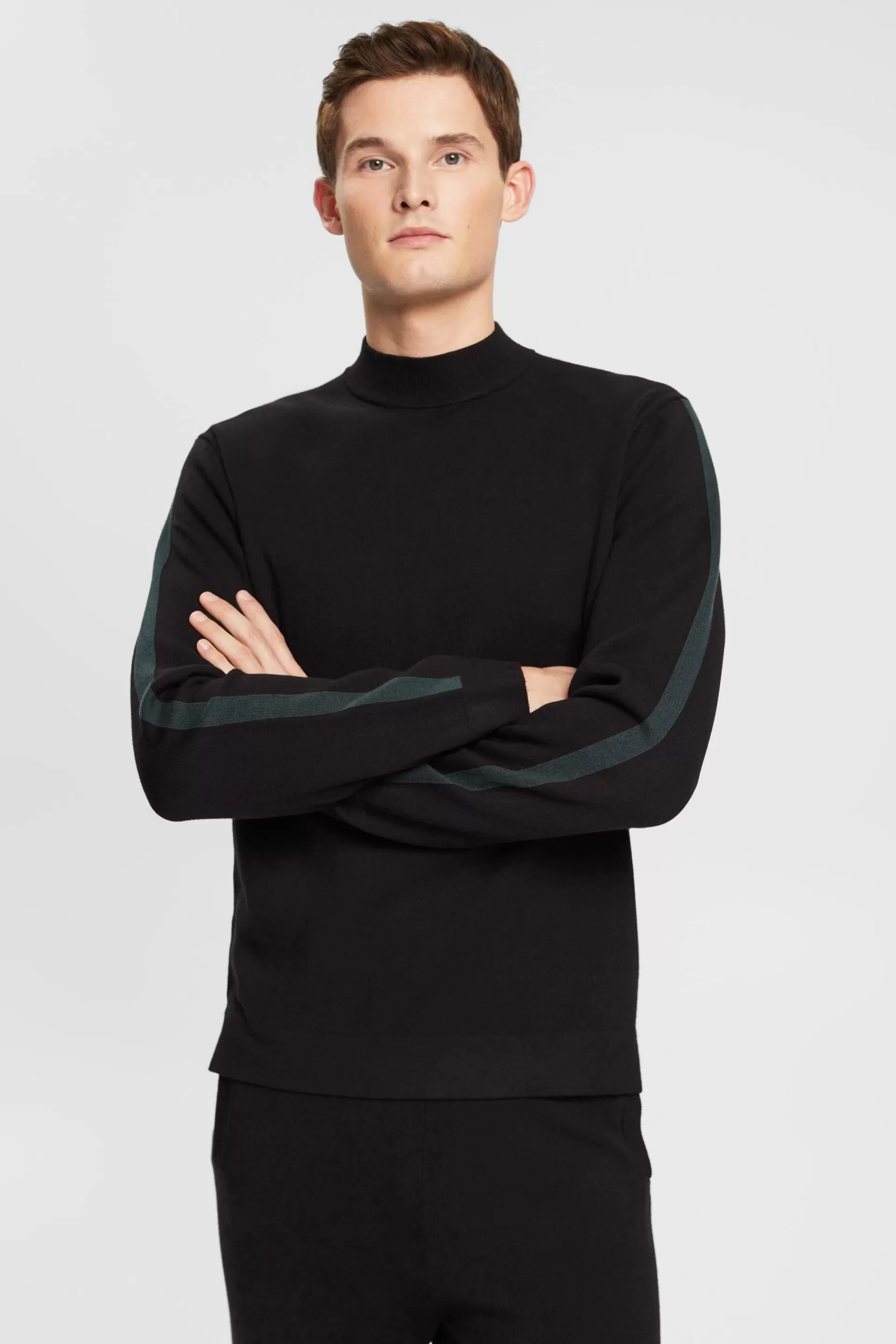 Pullover mit Stehkragen, LENZING™ ECOVERO™-ESPRIT Clearance