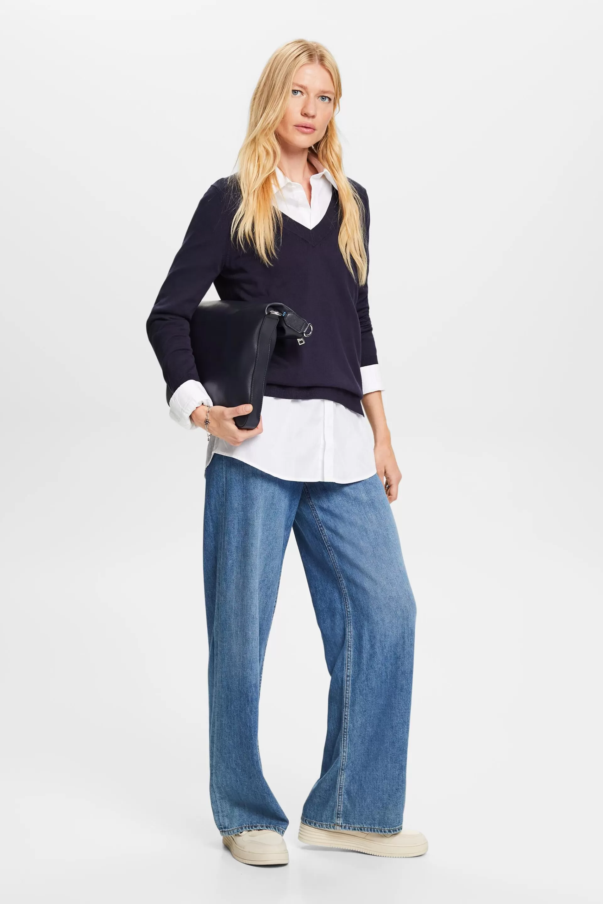 Pullover mit V-Ausschnitt-ESPRIT Hot