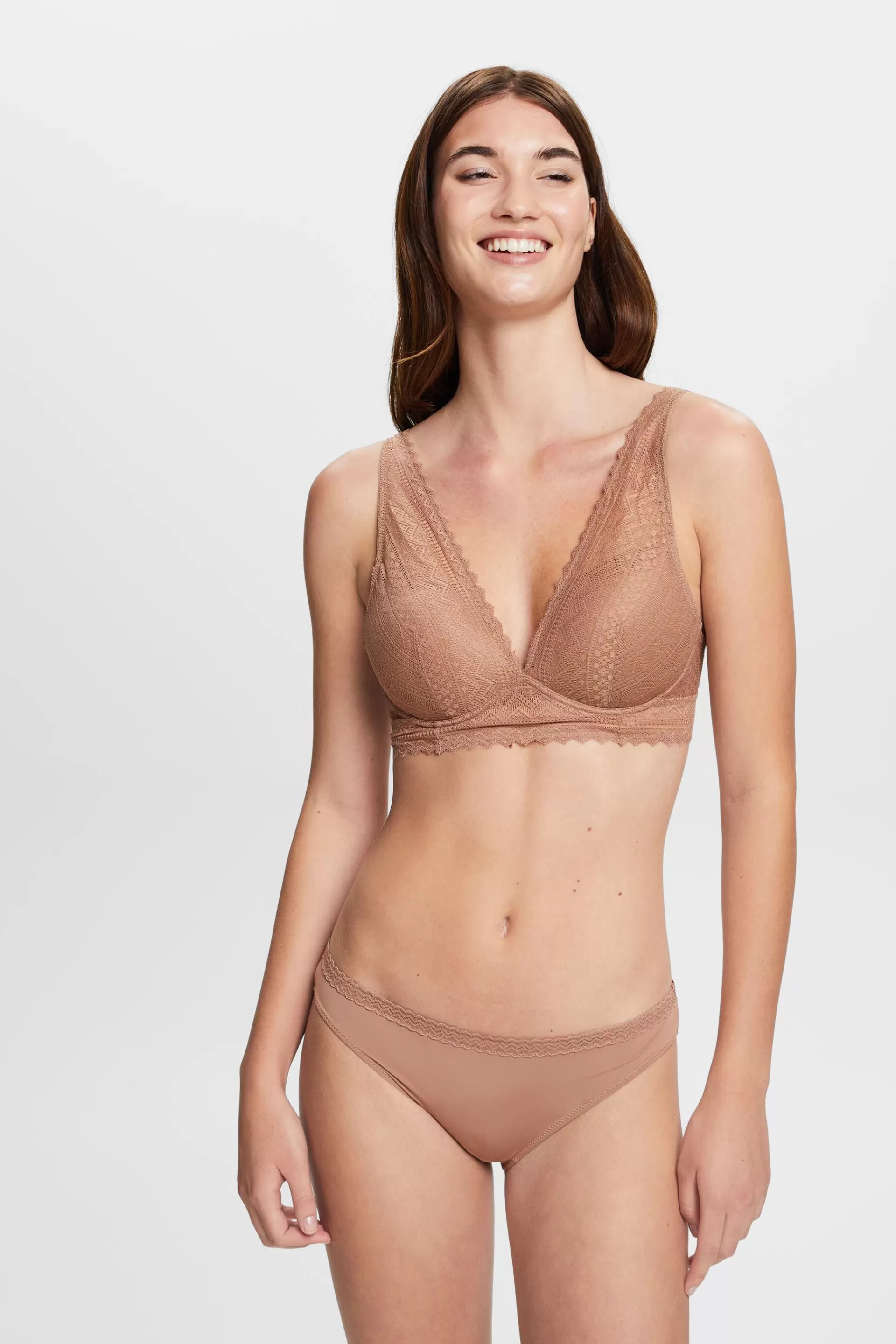 Push-up-BH mit grafischer Spitze-ESPRIT Outlet