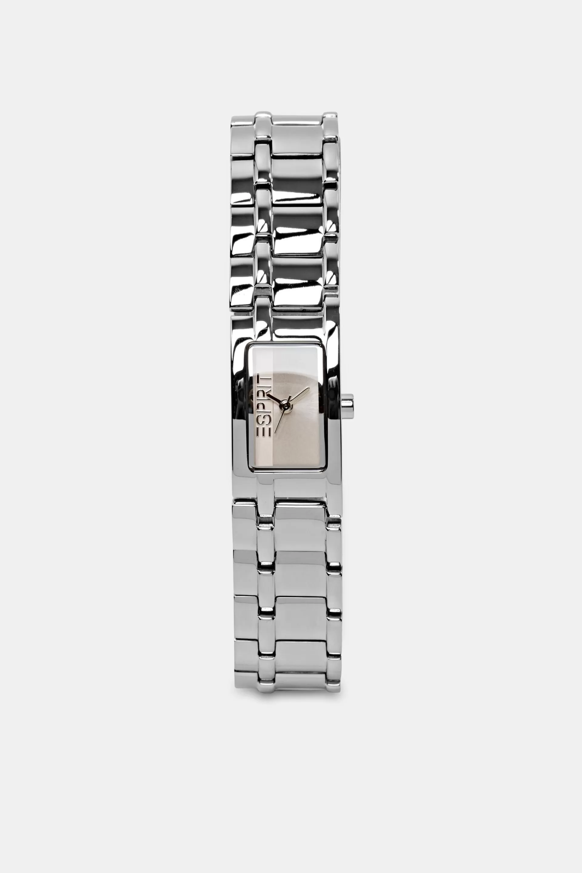 Quadratische Armbanduhr aus Edelstahl-ESPRIT Sale