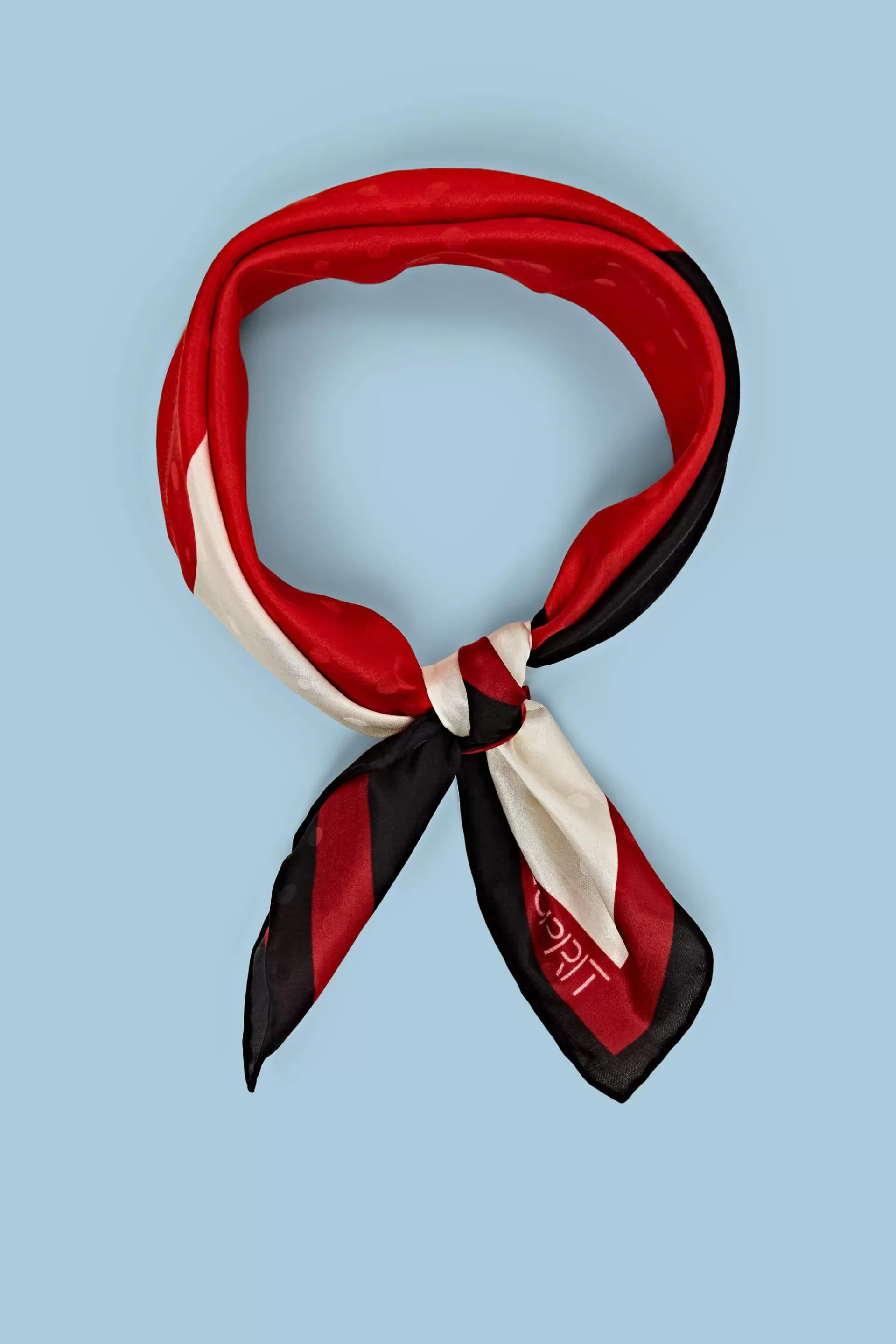 Quadratisches Bandana aus Seiden-Mix mit Print-ESPRIT Sale