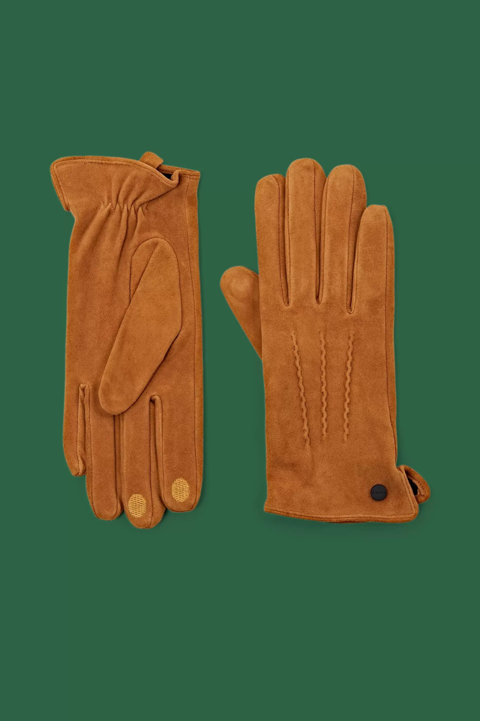 Rauleder-Handschuhe mit Touchscreen-Funktion-ESPRIT Outlet
