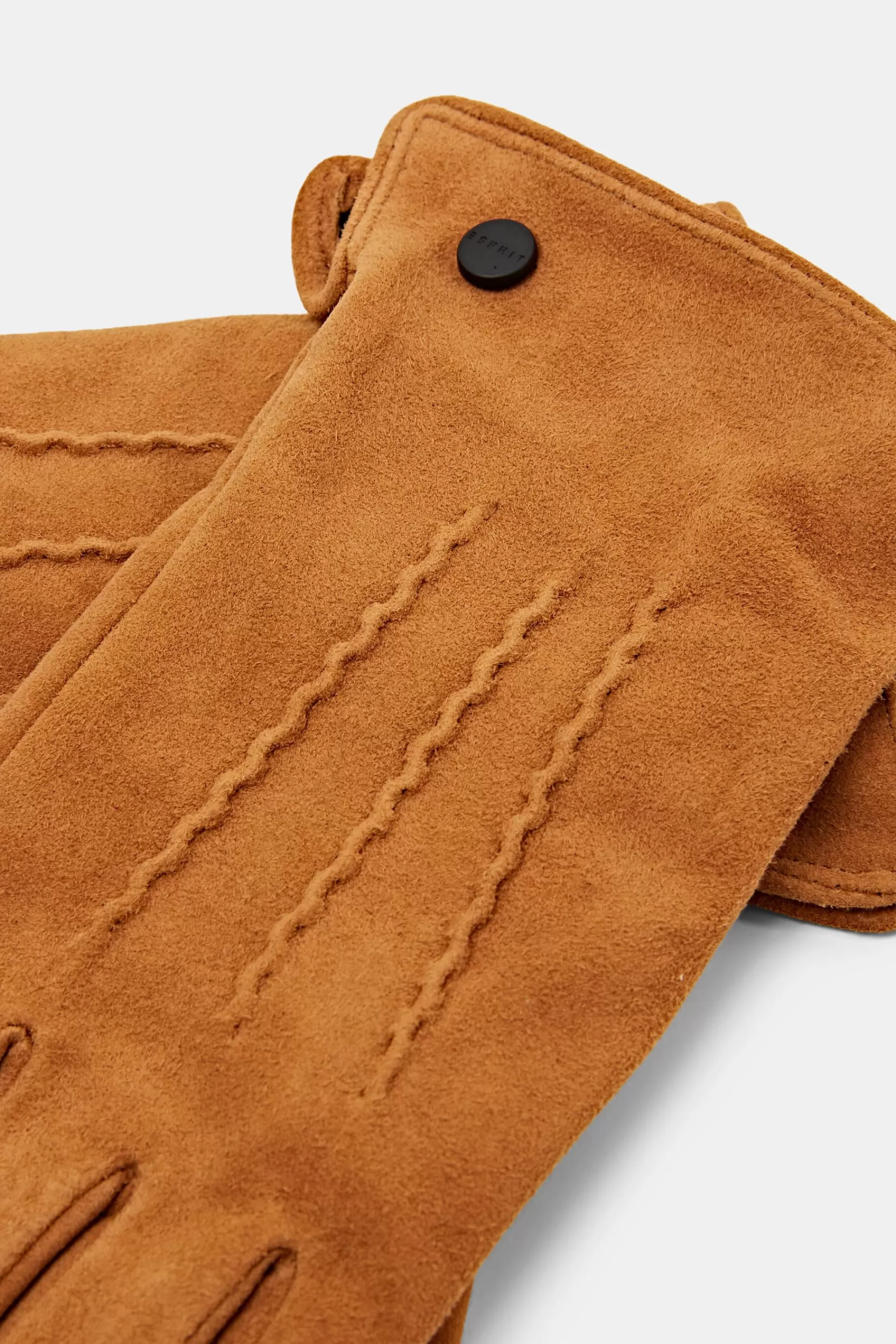 Rauleder-Handschuhe mit Touchscreen-Funktion-ESPRIT Outlet