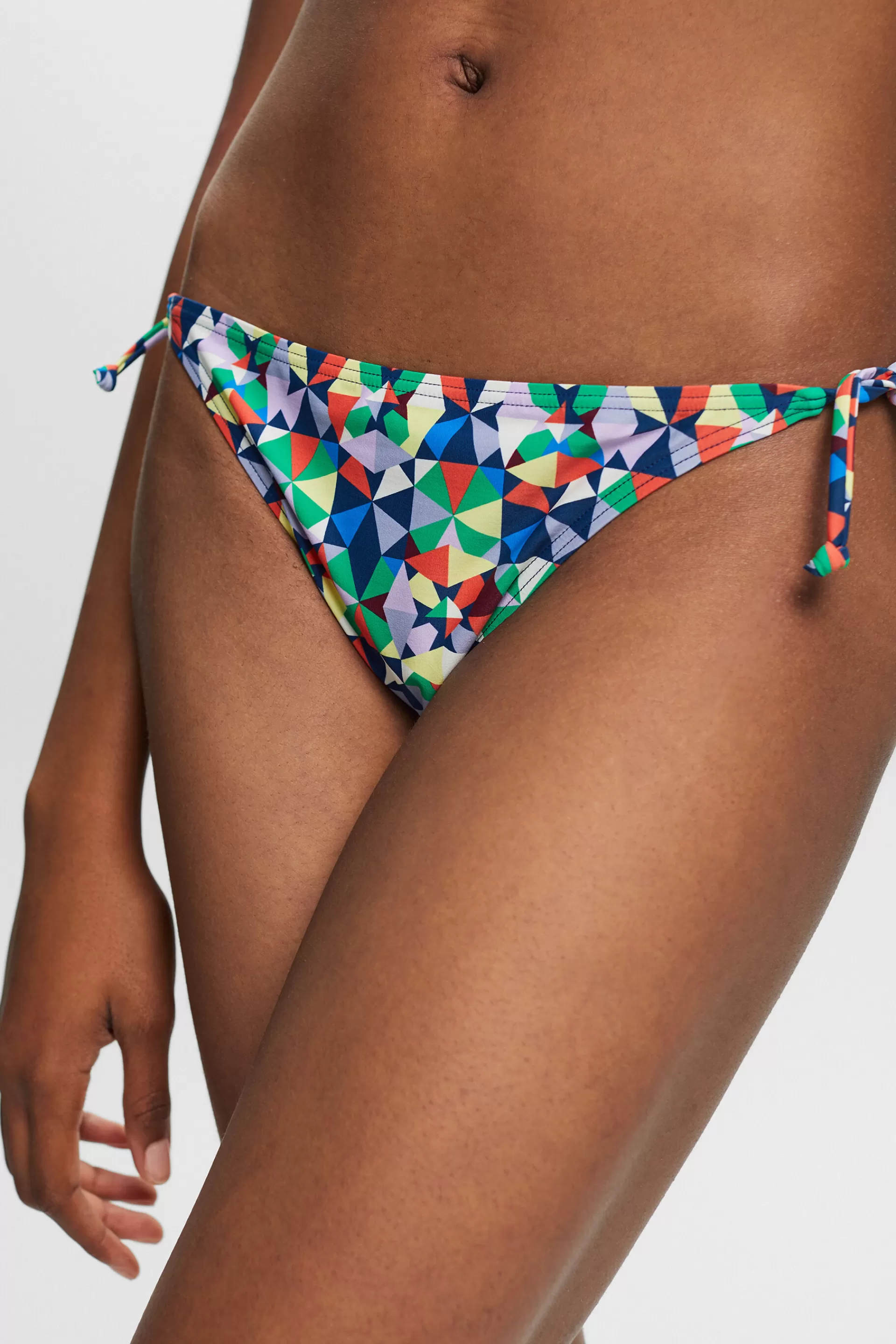 Recycelt: Bikinihose zum seitlichen Binden-ESPRIT Outlet